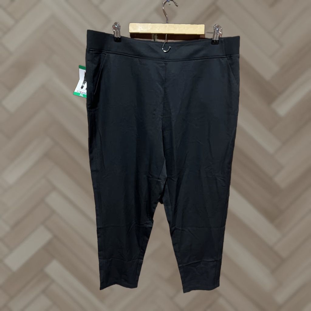 Vintage 32 Degrees Womens Cargo Sweatpants Side Pocket Black XL NWT Joggers Size 40" / US 18 - 1 Thumbnail