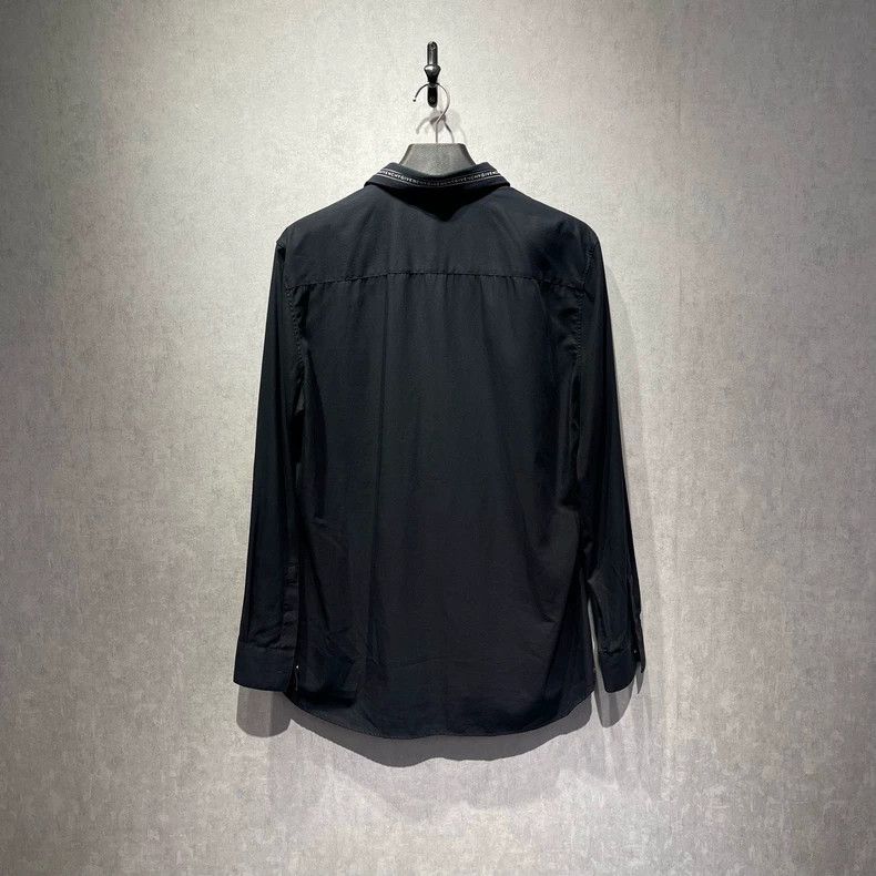 Givenchy Givenchy Size43 Embroidered collar logo long-sleeve shirt, Size US M / EU 48-50 / 2 - 2 Thumbnail