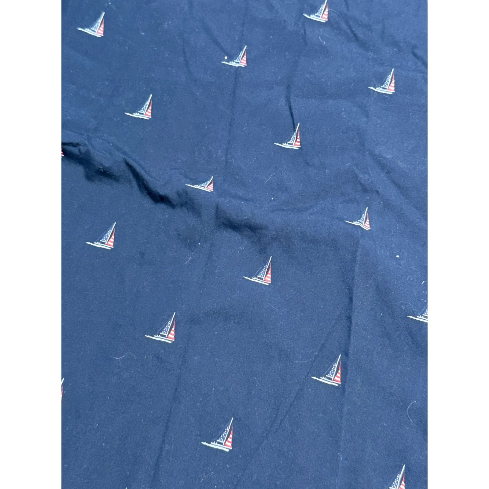 Croft & Barrow Croft & Barrow Shirt Men's 2X Big Blue White Red Sail boats Button Up Shirt Size US XXL / EU 58 / 5 - 5 Thumbnail