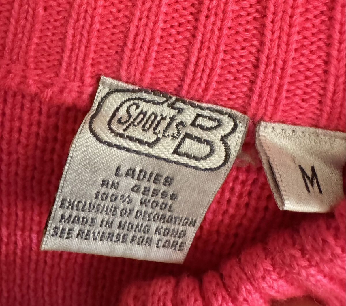 CB Sports Vintage Women’s CB Wool Half Zip Size M / US 6-8 / IT 42-44 - 6 Thumbnail