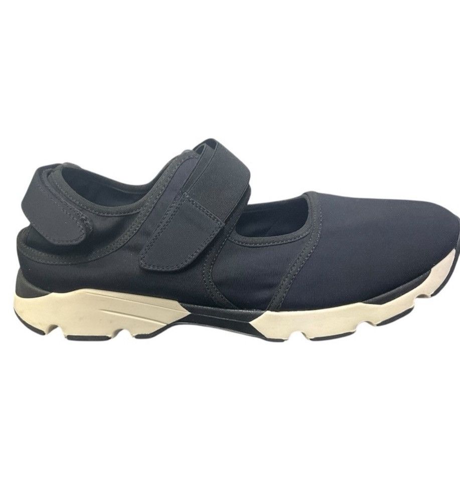 Marni 🥷 Marni Fussbett Neoprene Strap Sneakers — Black/Cream — Size US 11 / IT 41 - 3 Thumbnail