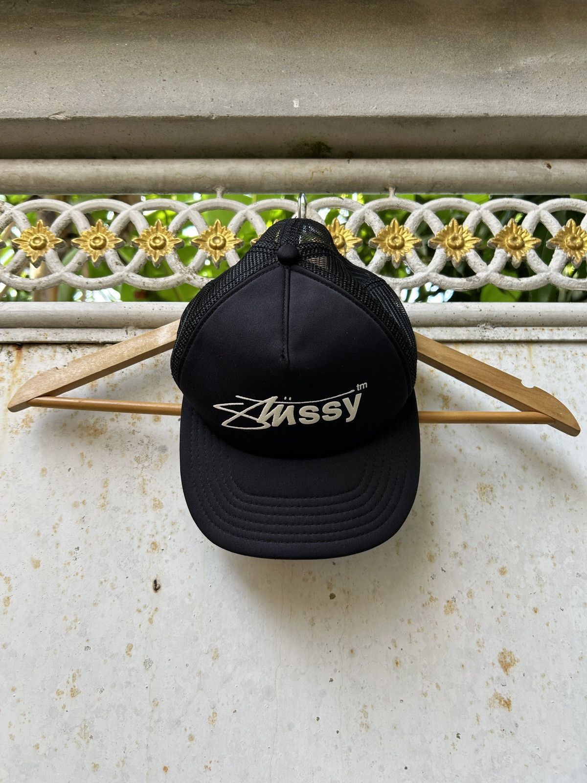 Stussy OG Stussy Split Logo Trucker Cap /Travis Flacko Scott Size ONE SIZE - 1 Thumbnail