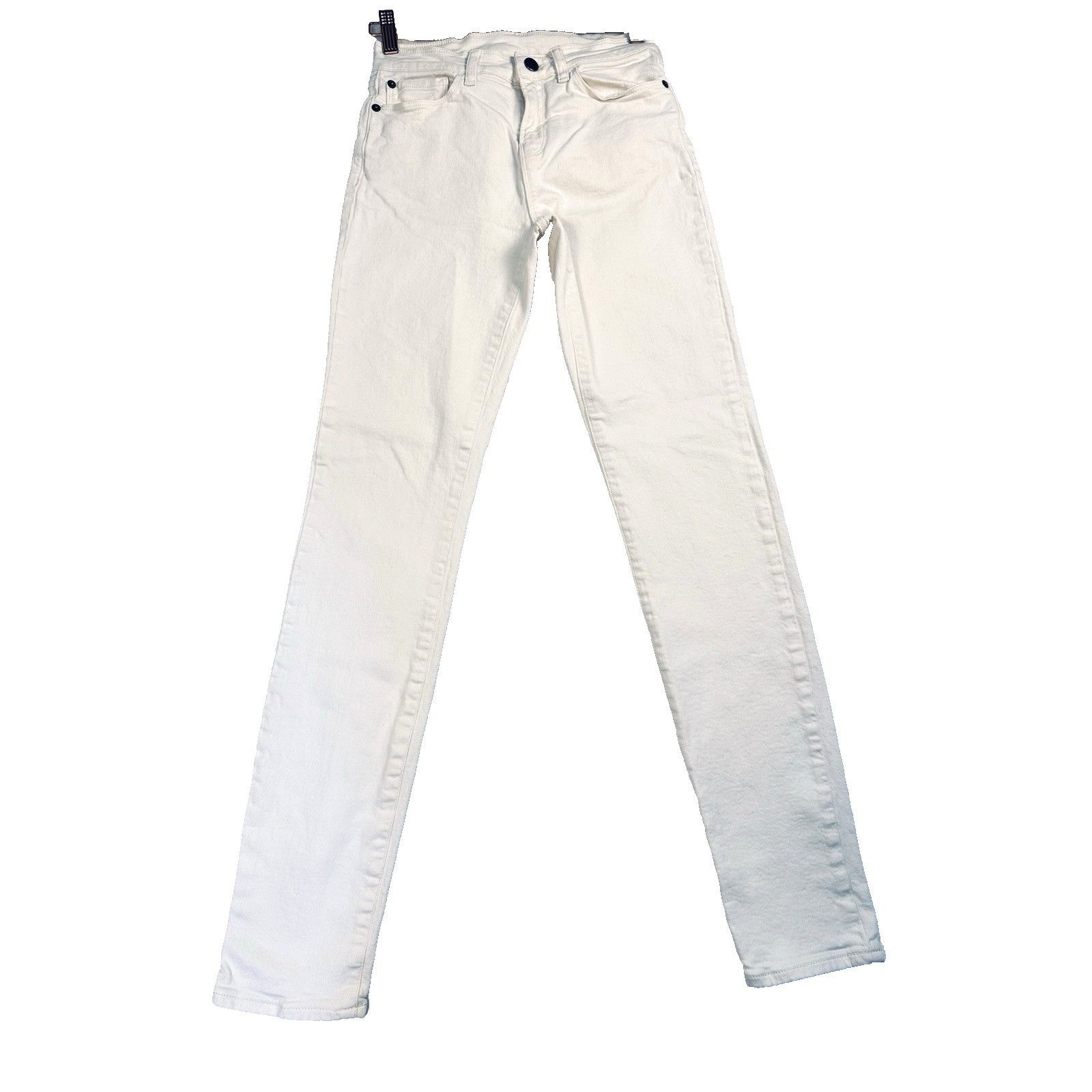 Emporio Armani Emporio Armani White Skinny Jeans Sz 25 Stretch Denim Slim Size 25" / US 0 / IT 36 - 3 Thumbnail