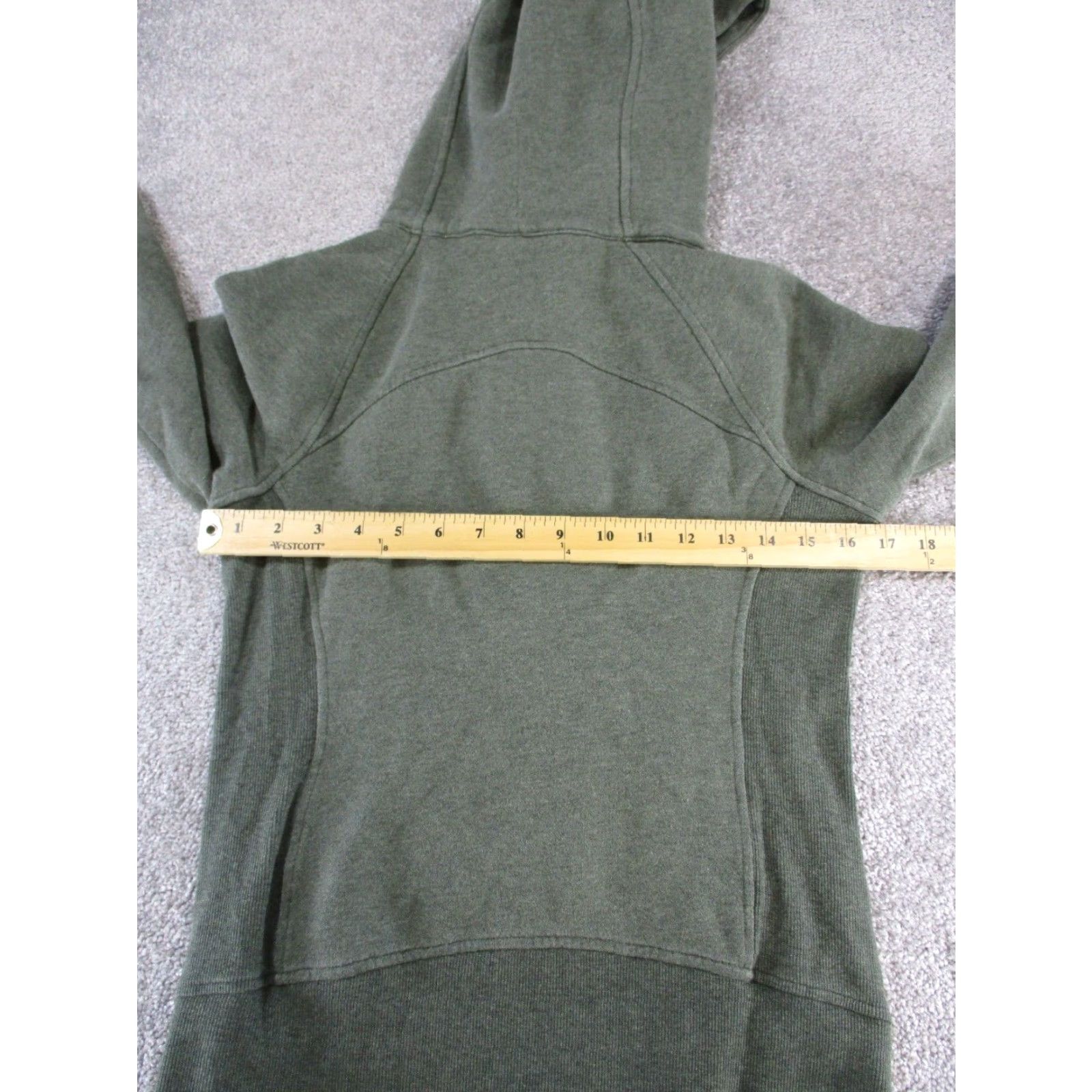 Lululemon Lululemon Scuba Hoodie Womens XS Green Fleece Activewear Full Zip Mock Neck Solid Pattern Hoodie Size XS / US 0-2 / IT 36-38 - 6 Thumbnail