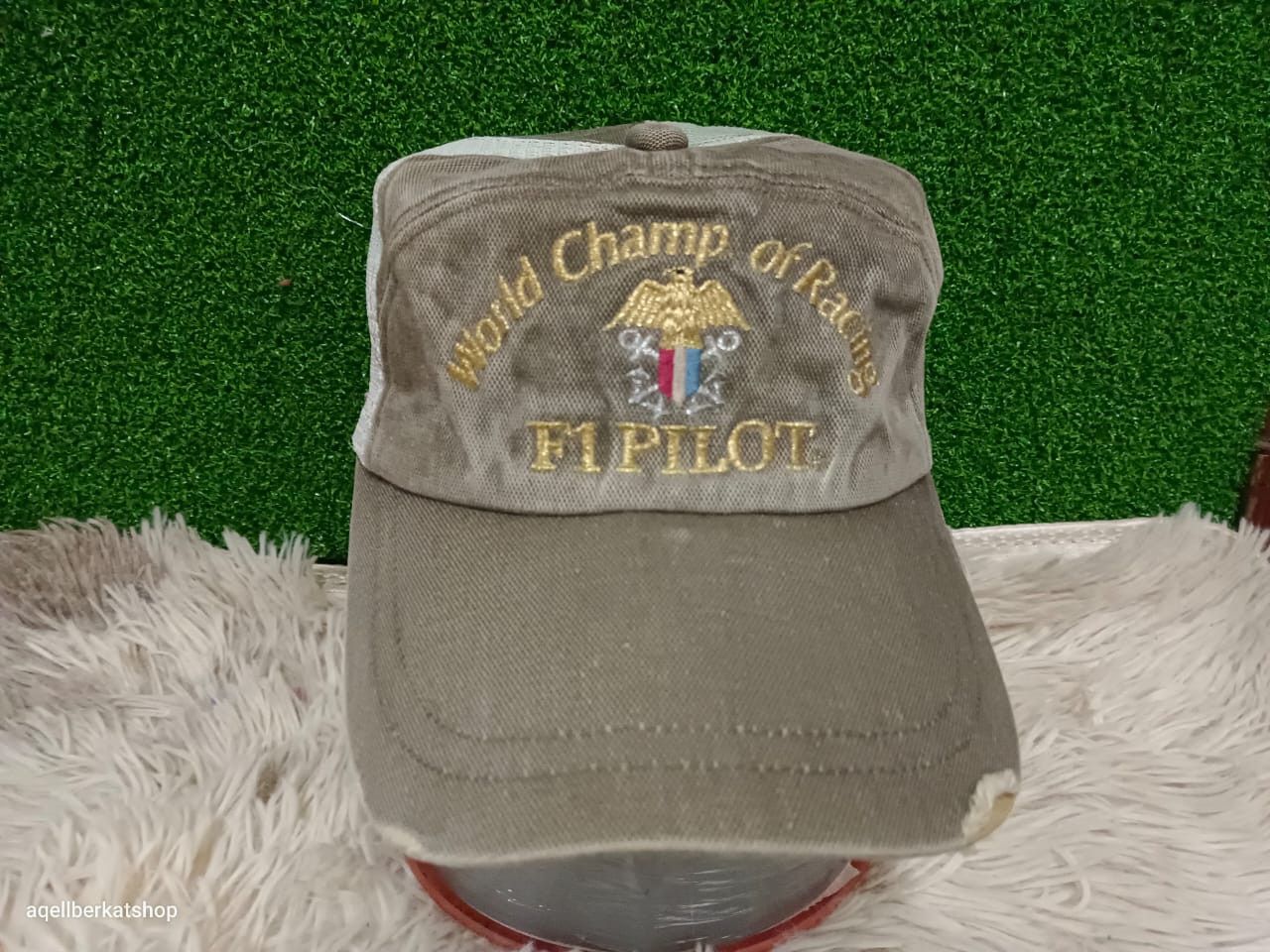 Vintage VTG World Champ of Racing F1 Pilot Trucker Cap Size ONE SIZE - 2 Thumbnail