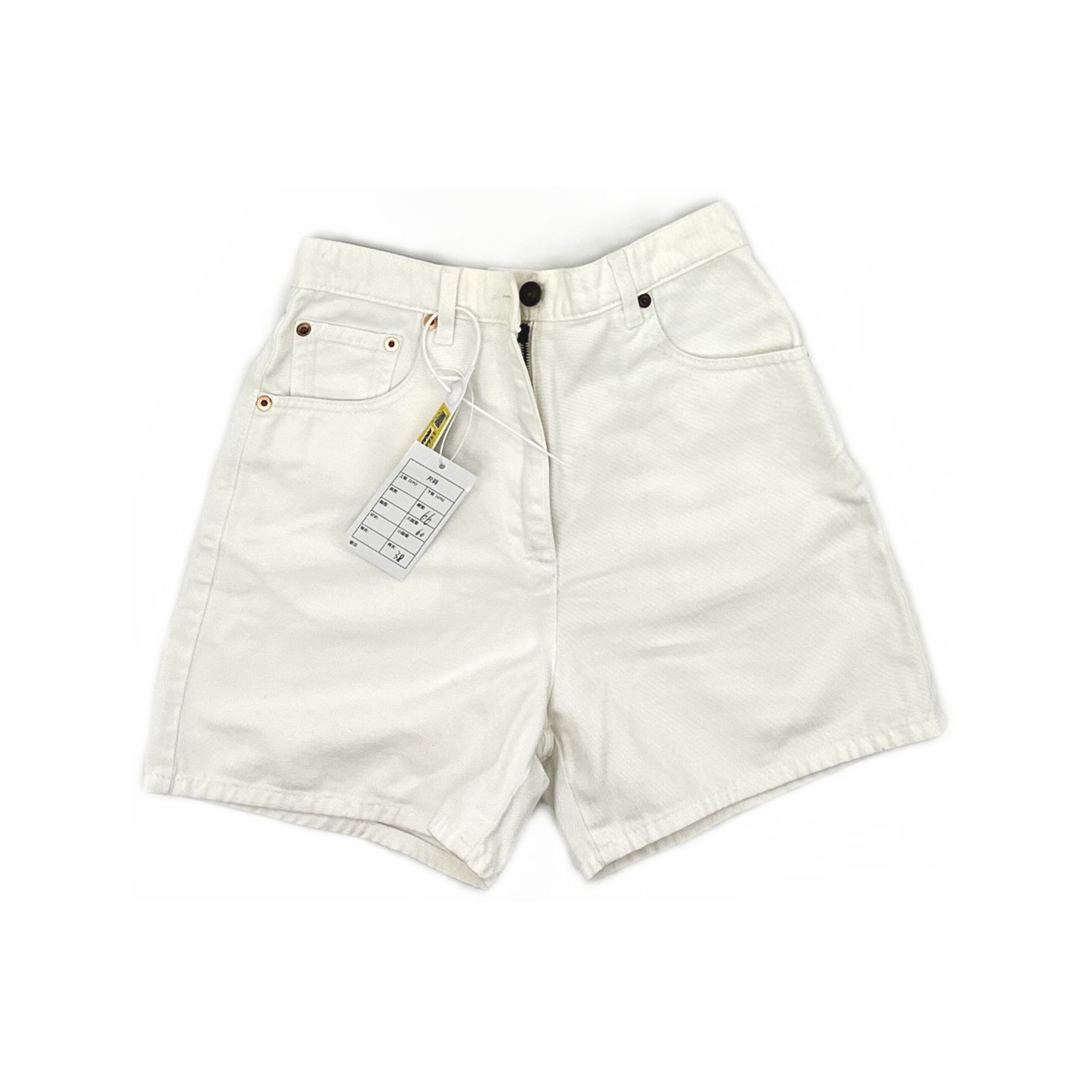 Gucci Gucci White Denim Zip Pocket Shorts 24 Size 24" / US 00 / IT 34 - 1 Thumbnail