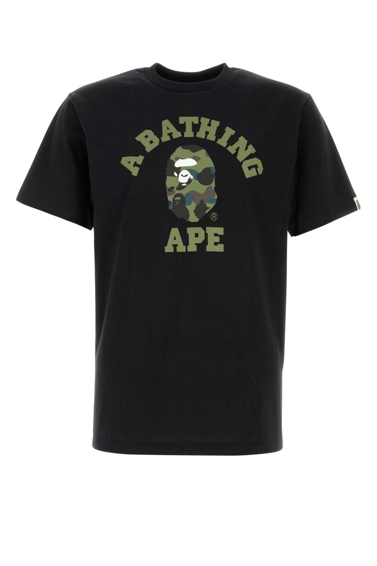 Bape Black Cotton 1St Camo T-Shirt Size US S / EU 44-46 / 1 - 1 Thumbnail