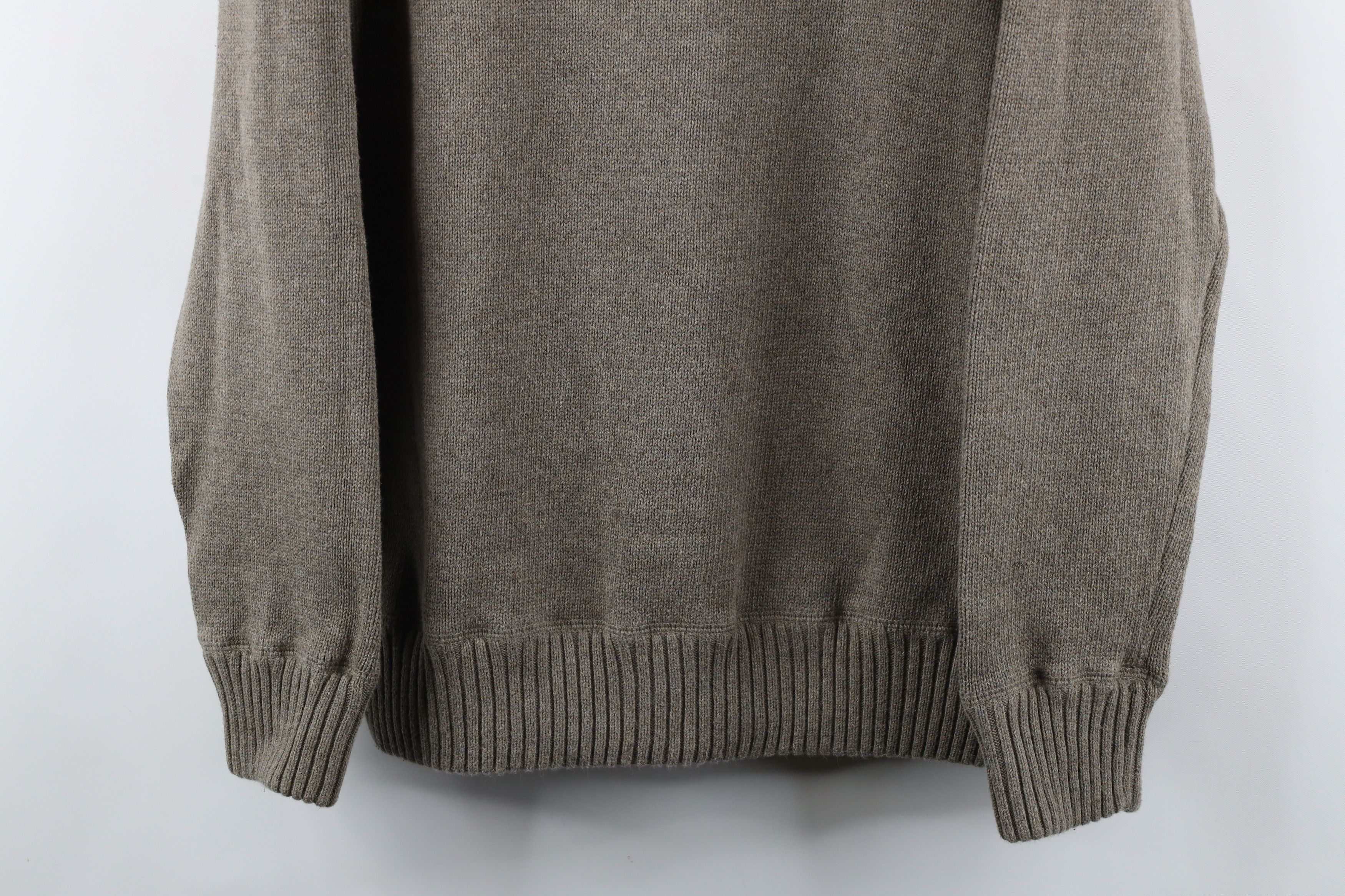 Eddie Bauer × Vintage Vintage Eddie Bauer Blank Cotton Kit Crewneck Sweater Beige Size US L / EU 52-54 / 3 - 3 Thumbnail