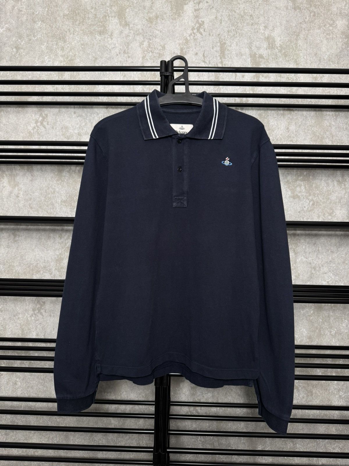 Vivienne Westwood Vintage long-sleeved polo shirt Vivienne Westwood Size US M / EU 48-50 / 2 - 1 Thumbnail