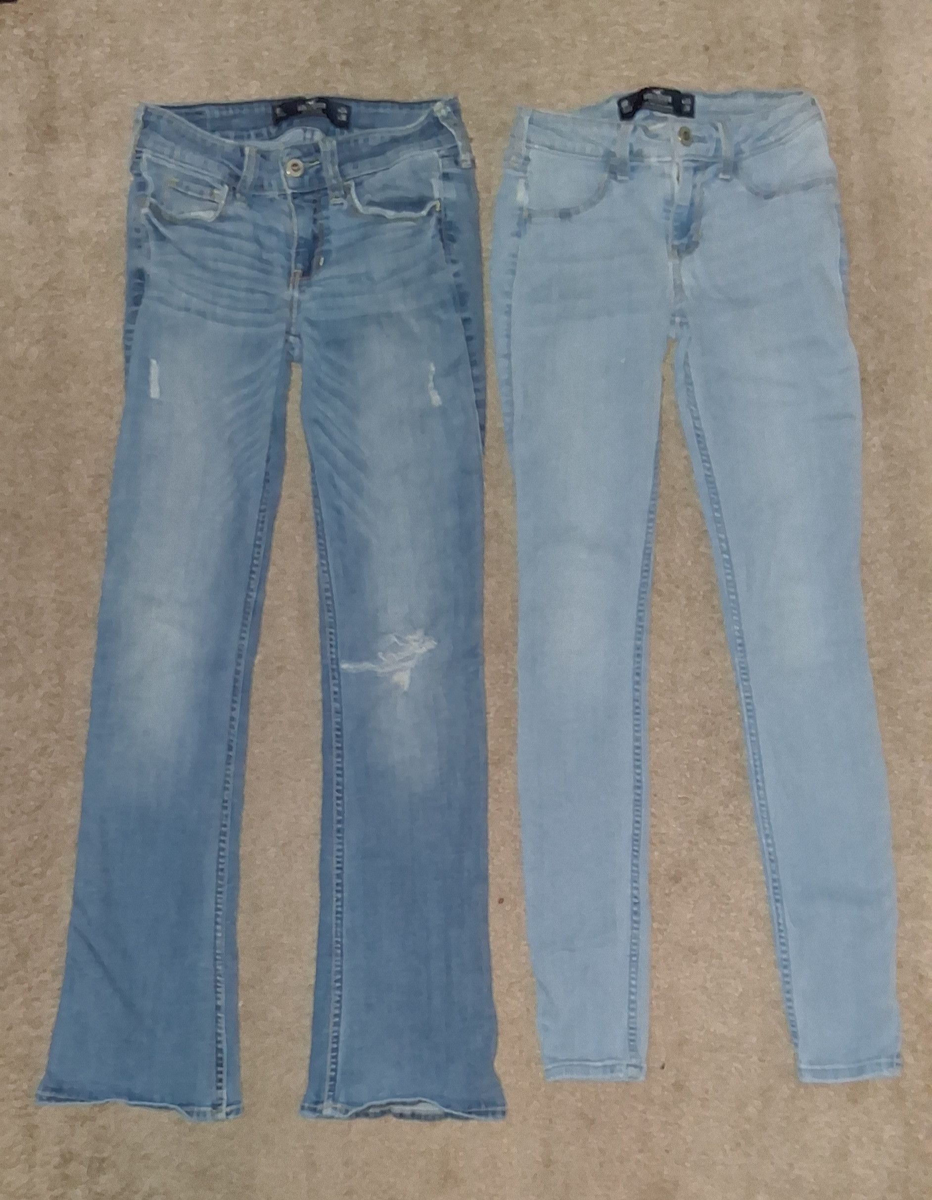 Hollister HOLLISTER WOMENS JEANS BUNDLE OF TWO PAIR Size 24" / US 00 / IT 34 - 5 Thumbnail