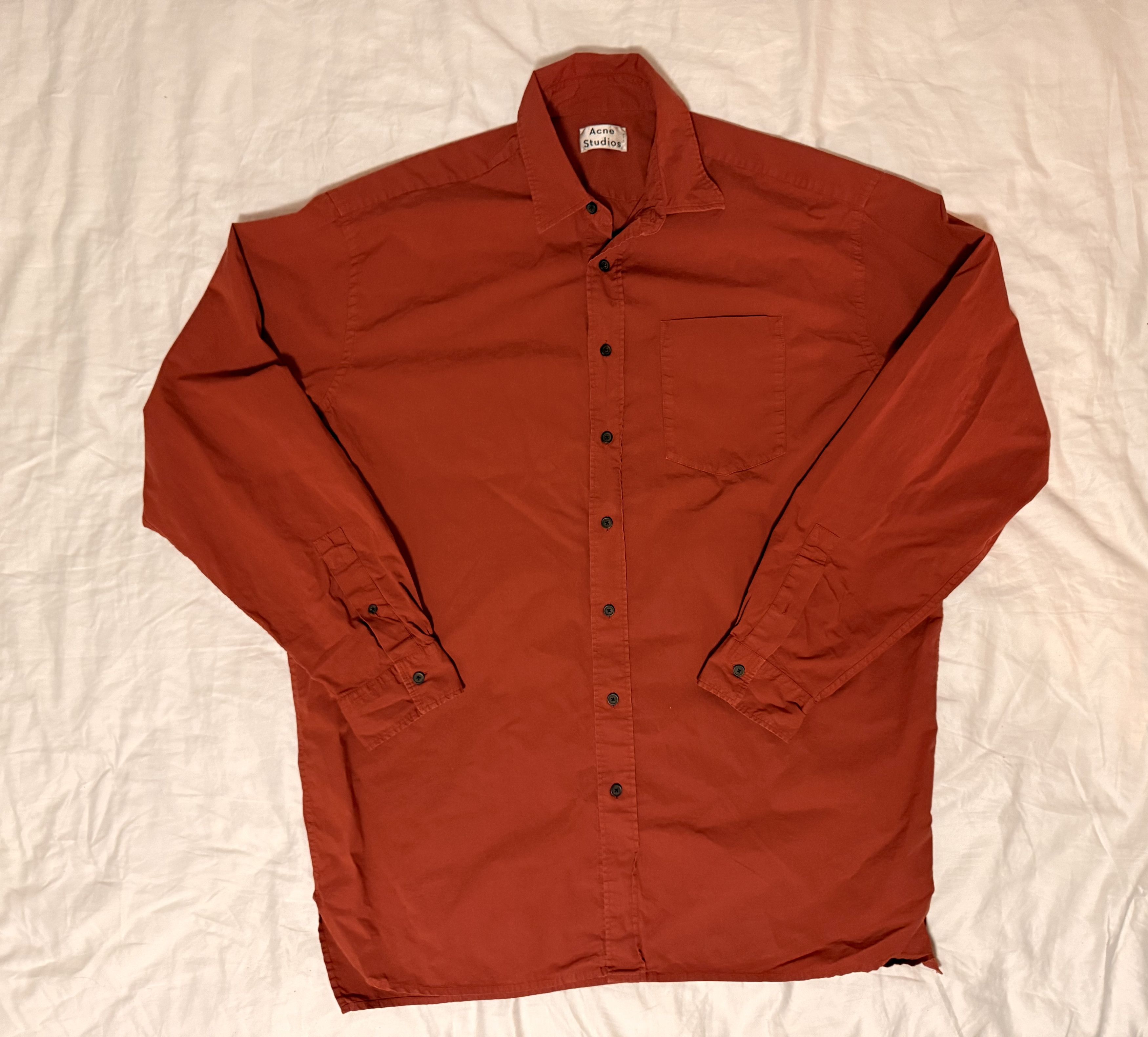 Acne Studios Acne Studios Oversized Cotton Shirt Size US L / EU 52-54 / 3 - 2 Thumbnail