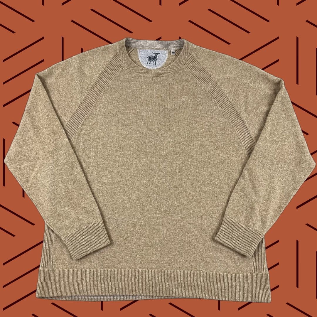 Vintage VINTAGE RAFFI Sweater Adult Mens Regular 2XL Brown 100% Cashmere Lightweight Crew Neck Jumper Size US XXL / EU 58 / 5 - 1 Thumbnail