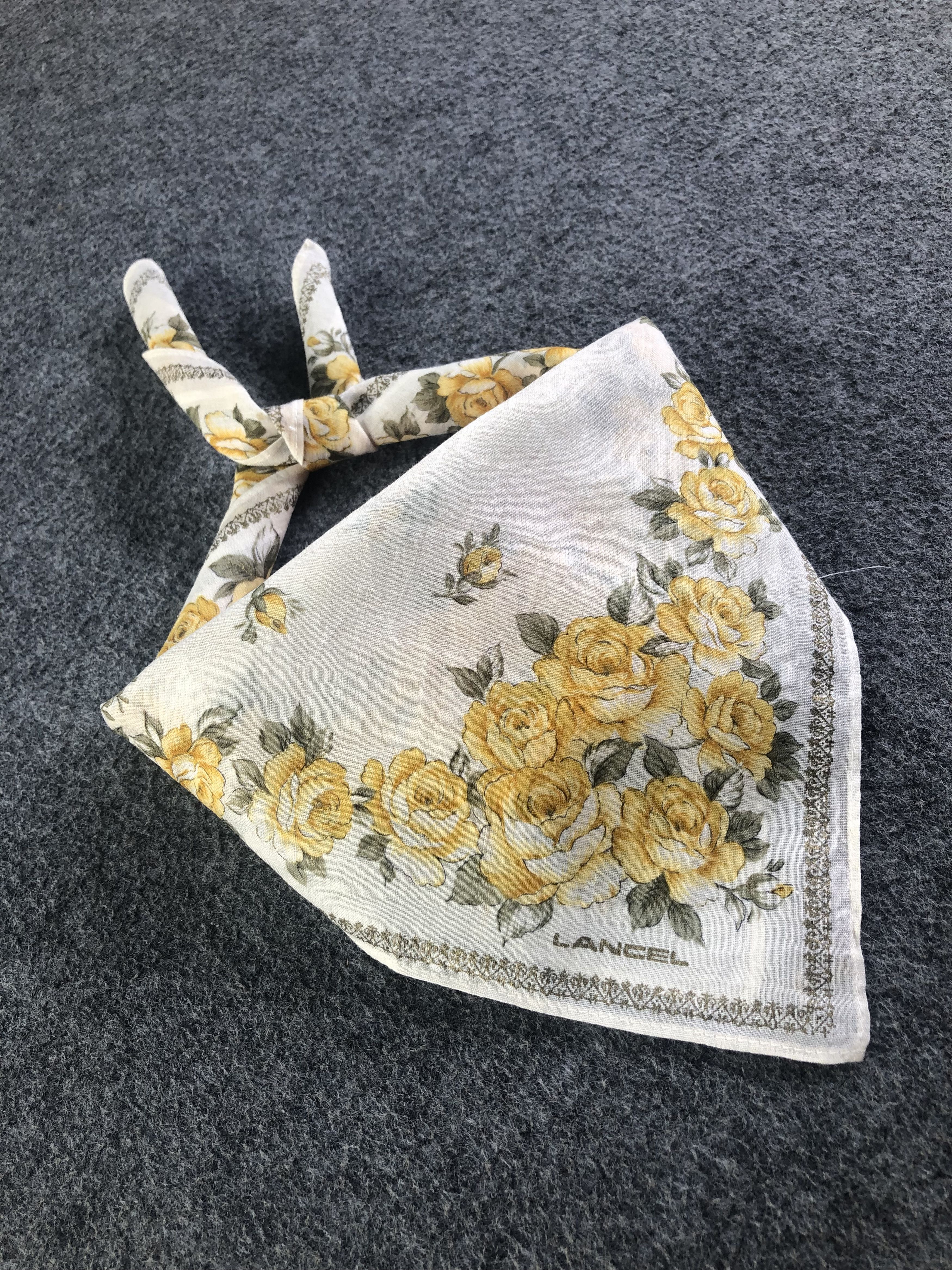 Lancel Lancel Handkerchief / Bandana / Neckerchief C484 Size ONE SIZE - 2 Thumbnail