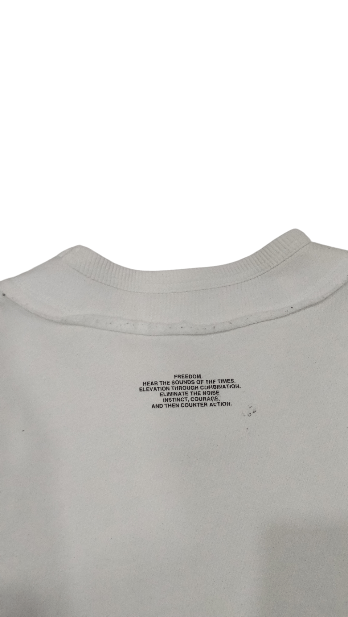 GU × Undercover GU UNDERCOVER White Sweatshirt (S 372) Size US L / EU 52-54 / 3 - 8 Thumbnail