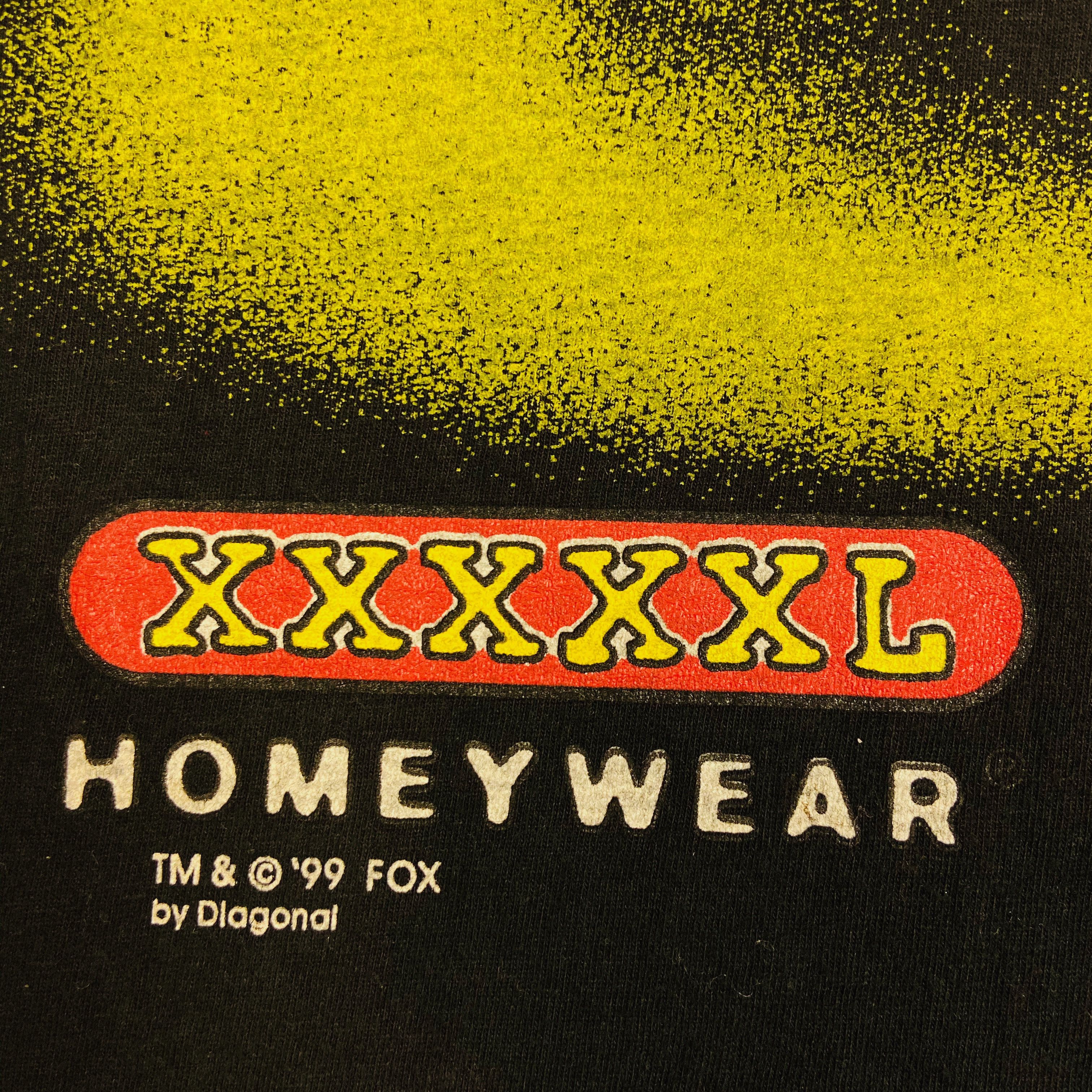 The Simpsons 1999 HOMER SIMPSON KISS MY ASS THE SIMPSONS HOMEYWEAR - № 37 Size US L / EU 52-54 / 3 - 4 Thumbnail
