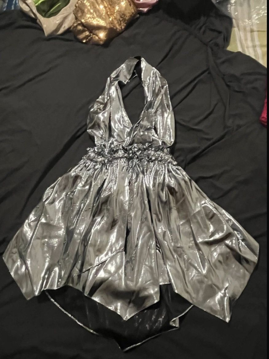 Isabel Marant Silver Pleated Dress Size S / US 4 / IT 40 - 1 Thumbnail