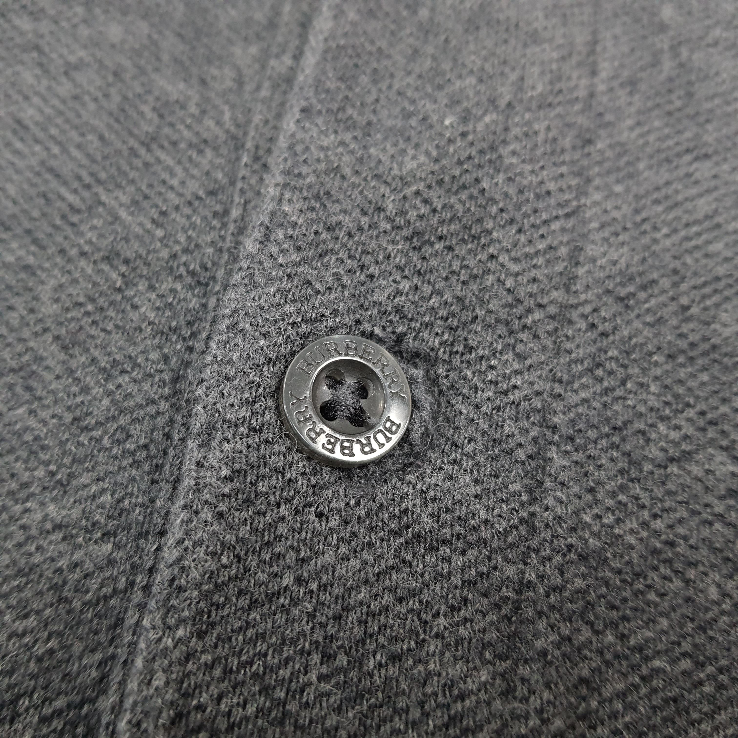 Burberry × Vintage Vintage Burberry London Nova Check Designer Polo Shirt Size US L / EU 52-54 / 3 - 6 Thumbnail