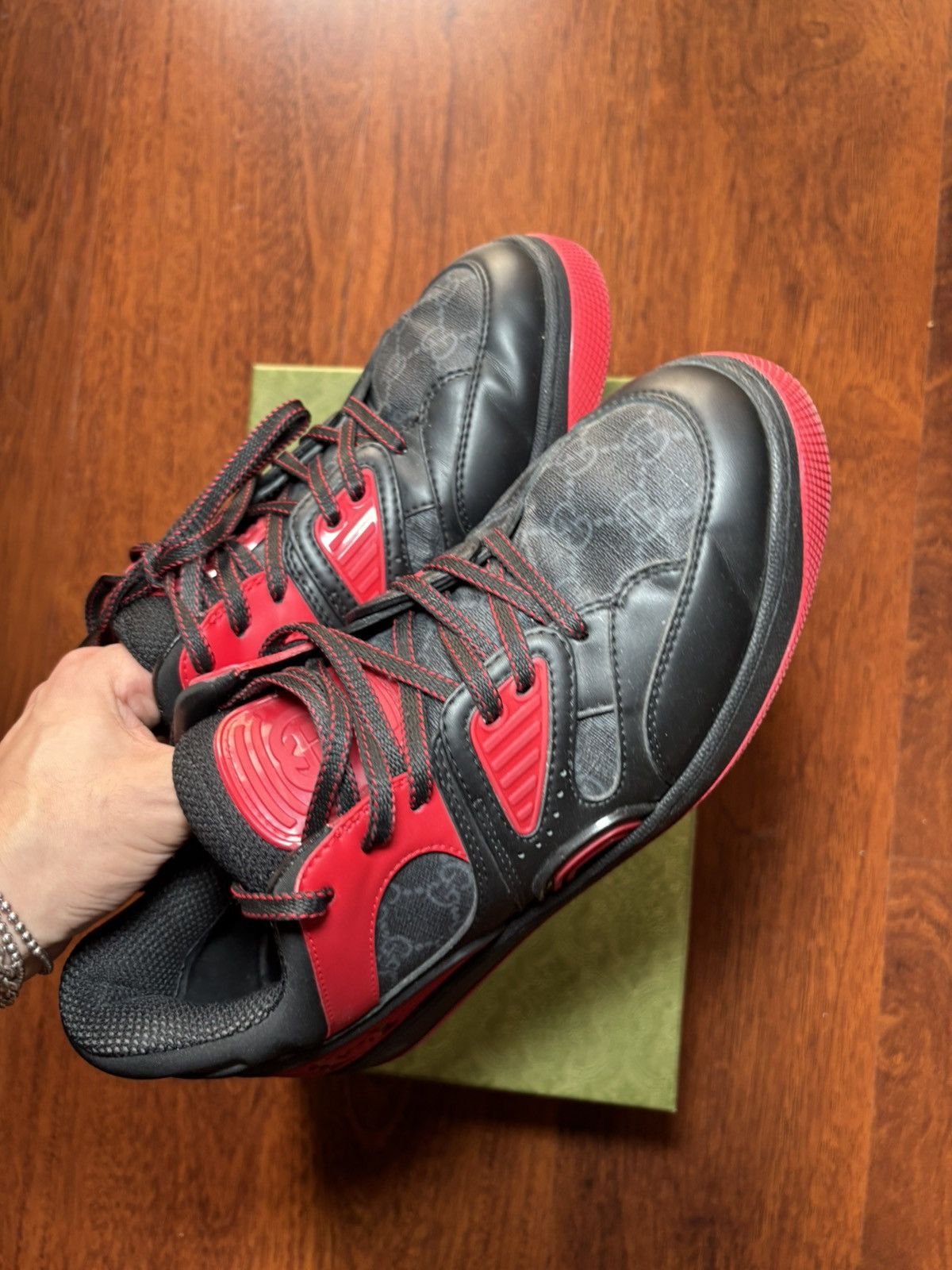 Gucci Gucci basket sneakers with monogram Size US 8 / EU 41 - 5 Thumbnail
