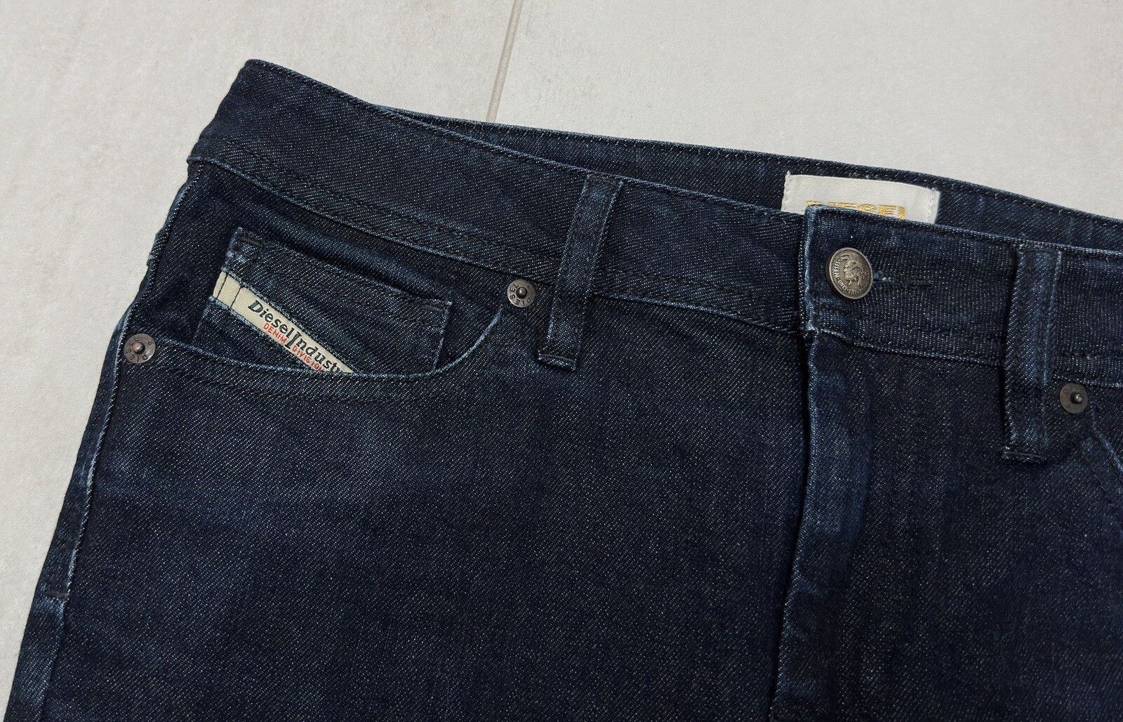 Diesel Vintage Diesel Denim Mini Short Pencil y2k Skirt 2000`s Size 29" - 3 Thumbnail