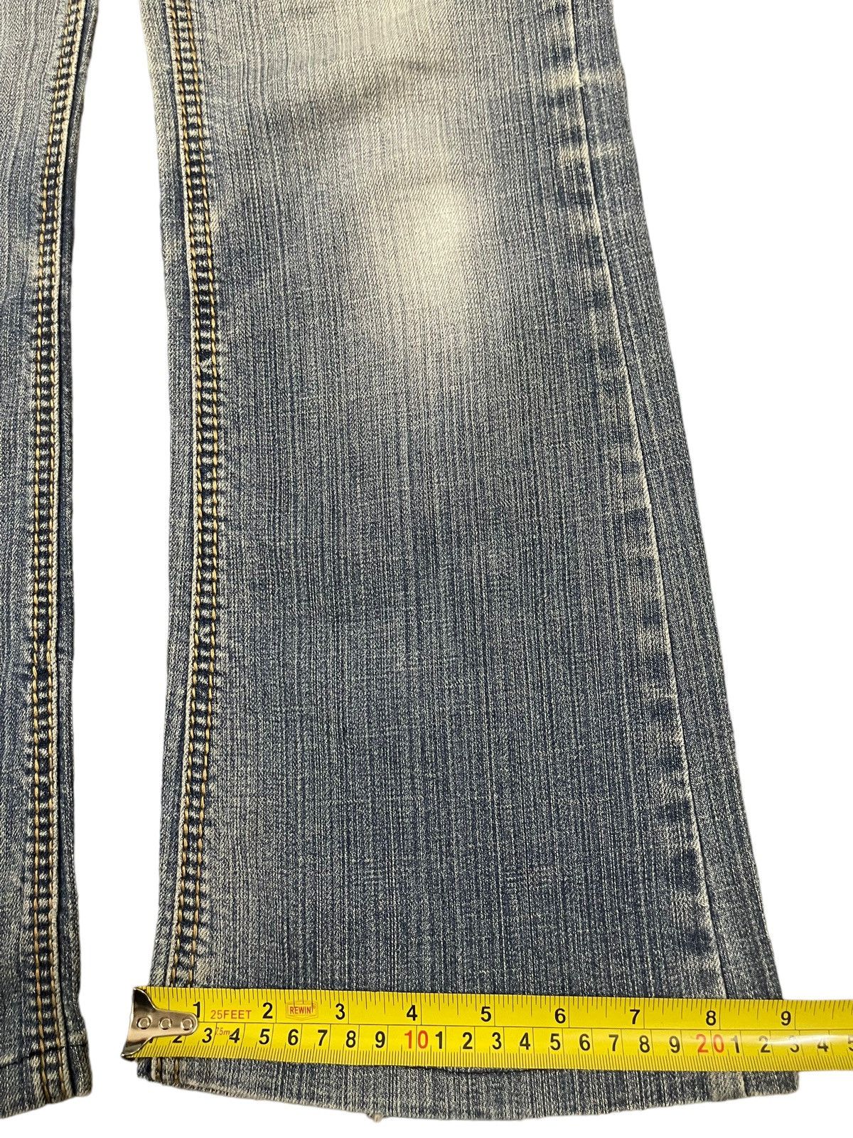 Hysteric Glamour Vintage Japanese Brand Blue Wash Style Bootcut Jeans Size US 28 / EU 44 - 14 Thumbnail
