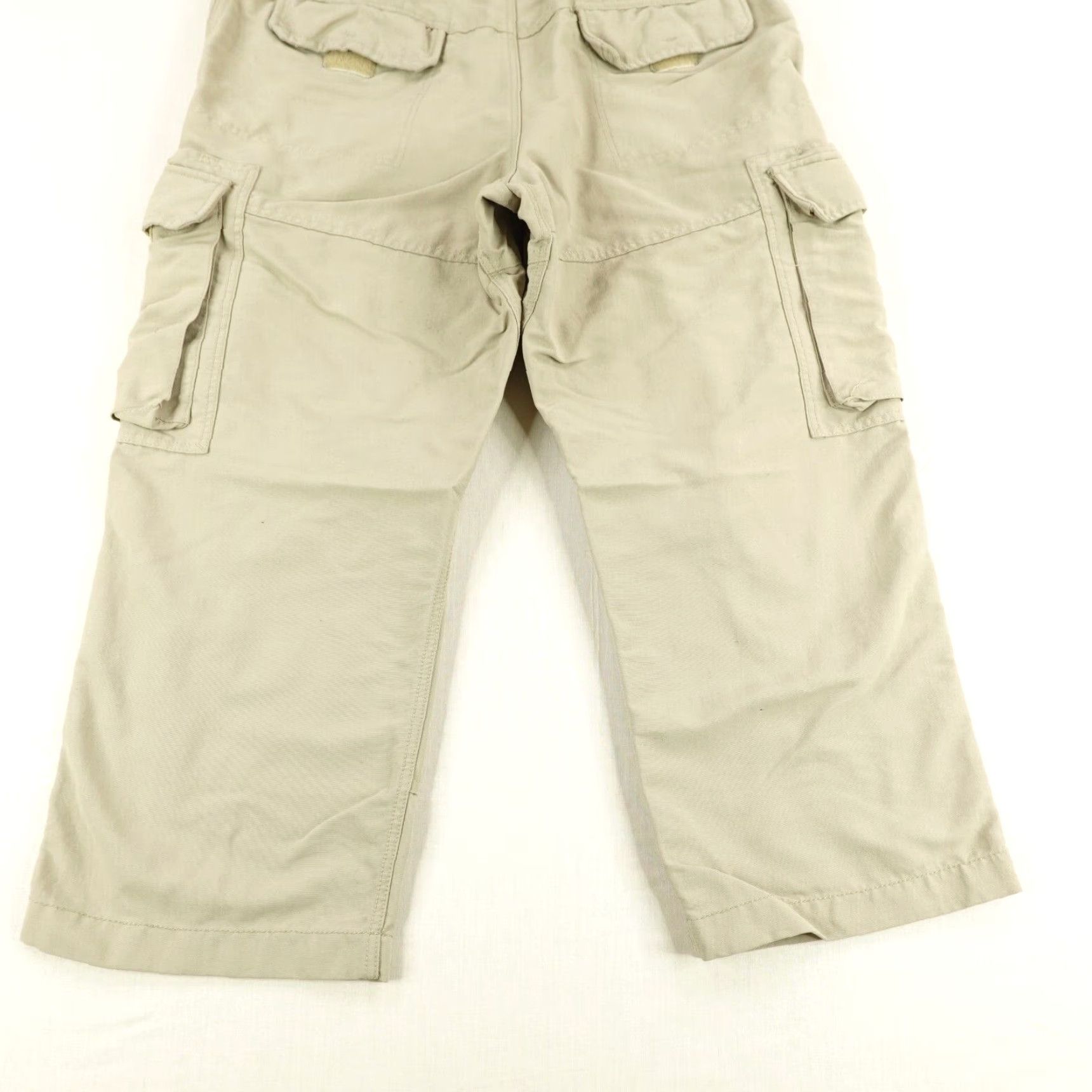 Rails VINTAGE Rail Riders Cargo Pants Mens Large Khaki Tan Nylon Relaxed Wide-Leg Outdoors Size US 34 / EU 50 - 6 Thumbnail