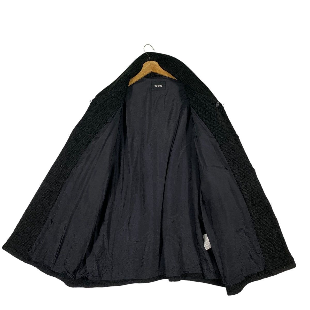 Issey Miyake × Japanese Brand × Zucca Vintage Issey Miyake Zucca Button Jacket M Size Black Colour Size US M / EU 48-50 / 2 - 5 Thumbnail