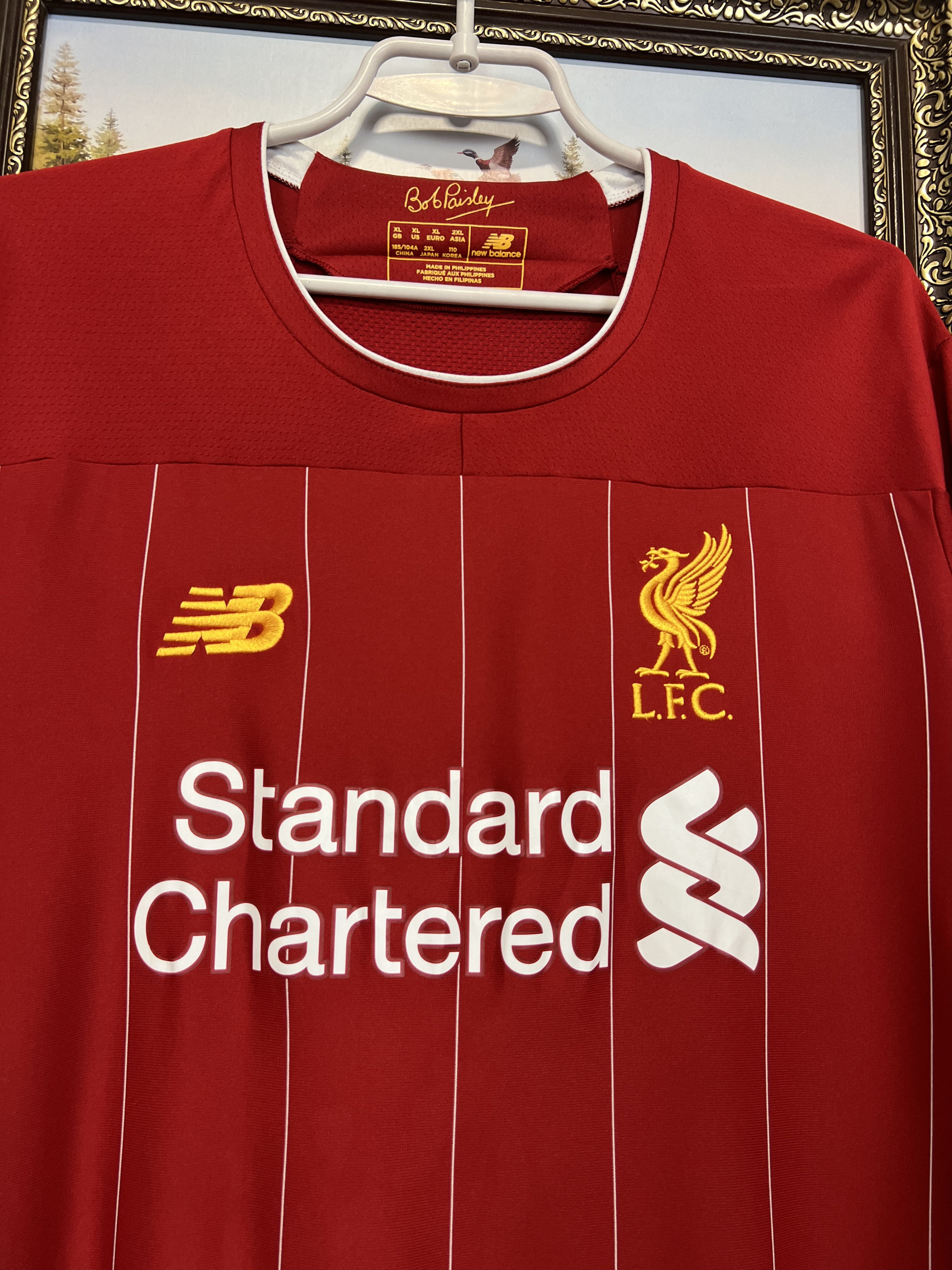 New Balance Liverpool Home football shirt Soccer #21 Chamberlain Jersey Size US XL / EU 56 / 4 - 3 Thumbnail