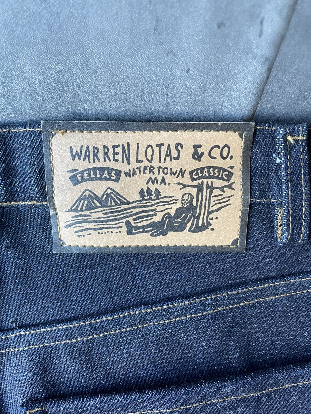Warren Lotas VERY CLEAN WARREN LOTAS SABATA DENIM RAW INDIGO PANT SIZE 34 Size US 34 / EU 50 - 15 Thumbnail