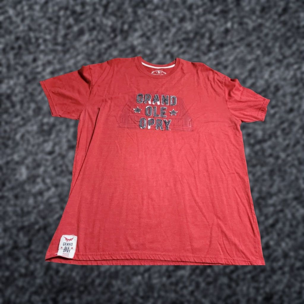 Vintage VINTAGE Grand Ole Opry Men's T-Shirt Short Sleeve Crew Neck Cotton Red Music Legends Nashville 2XL Size US XXL / EU 58 / 5 - 1 Thumbnail