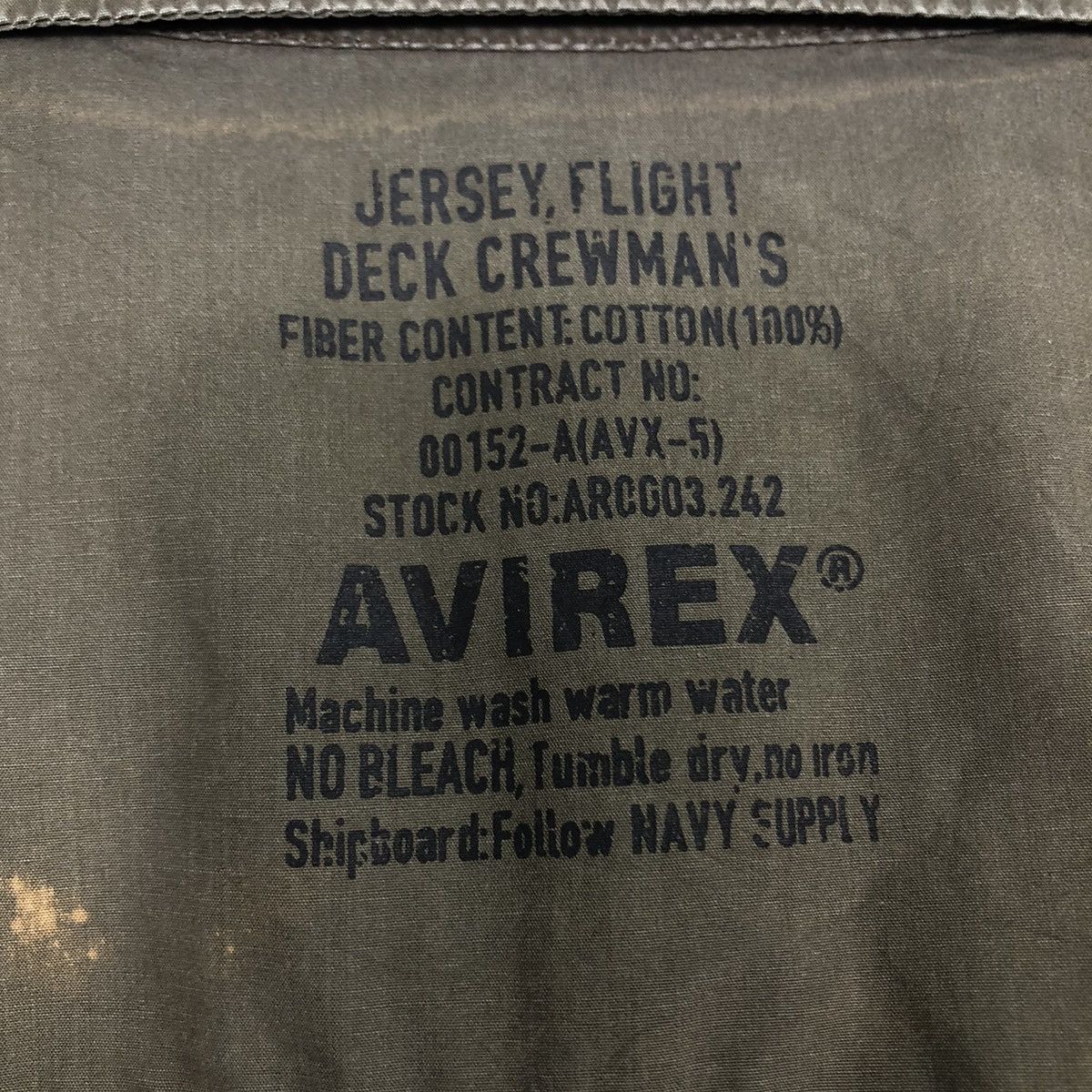 Avirex 📌Vintage Chore Jacket Military Avirex US Navy Us Issue Size US XL / EU 56 / 4 - 17 Thumbnail