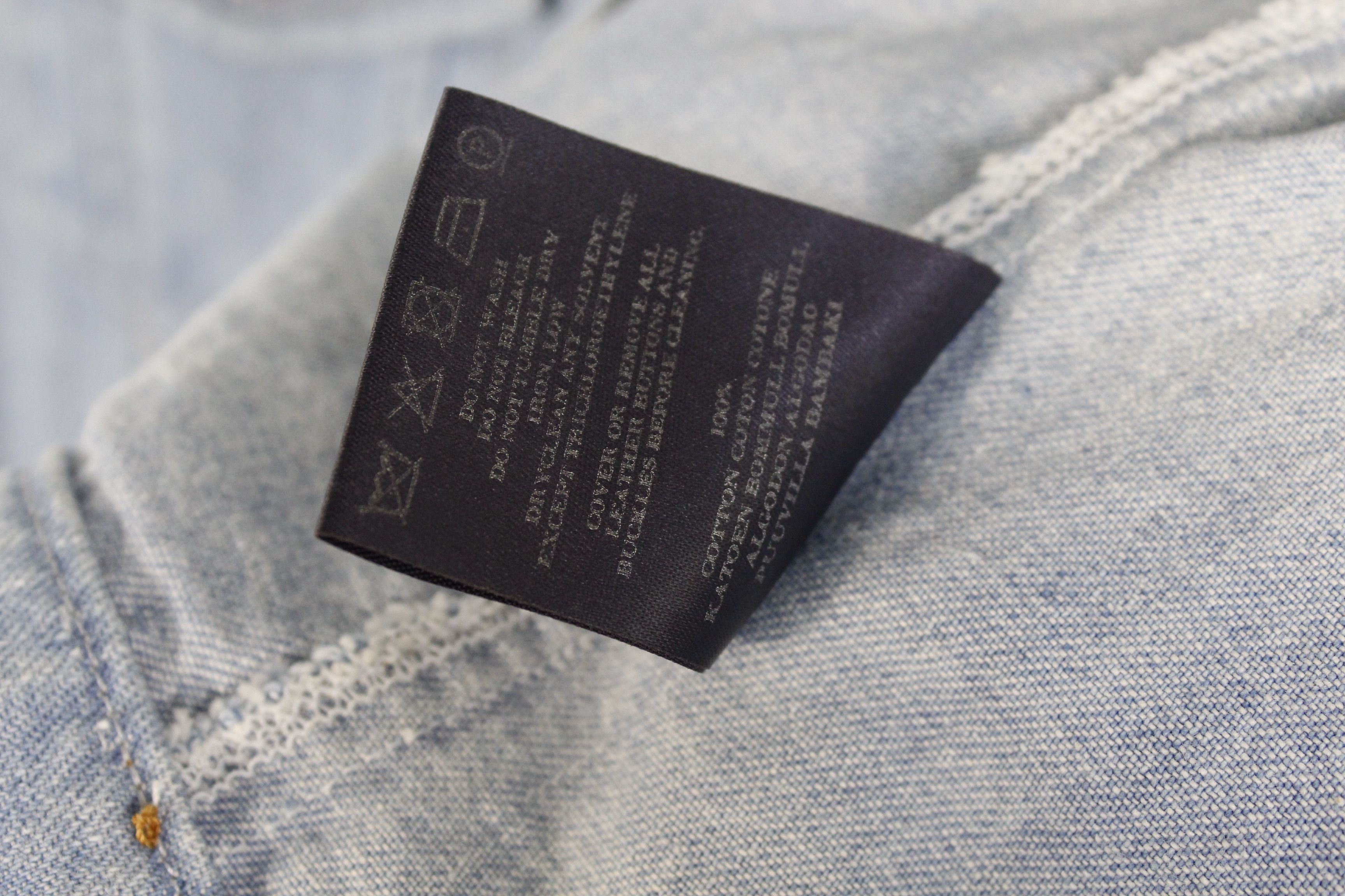 Burberry Burberry Collar Beige Check Blue Denim Zip Jeans Vest Size S / US 4 / IT 40 - 12 Thumbnail