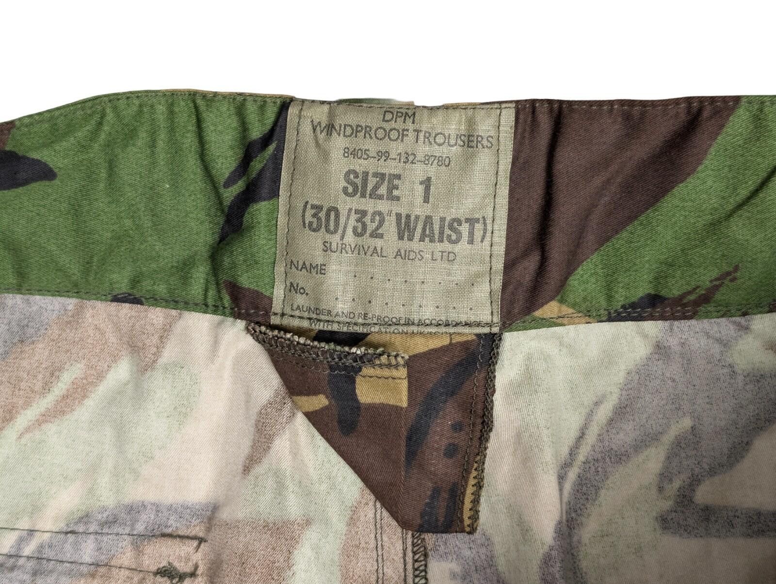 Other British Army DPM Windproof Trousers Survival Aid - 34x32 Size ONE SIZE - 6 Thumbnail