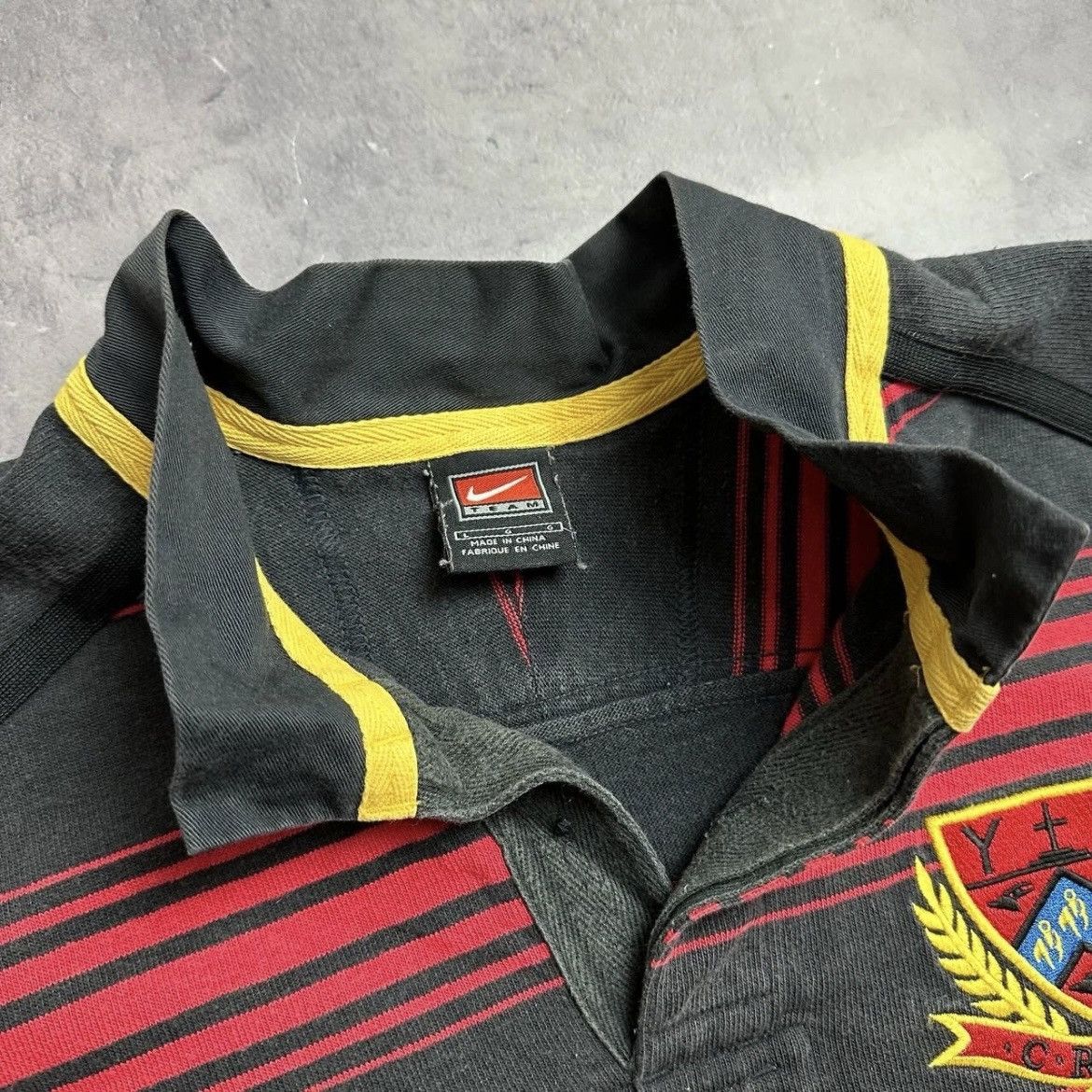 Nike Rare! Nike CRFU Rugby Meridian 90s Shirt Vintage Size US L / EU 52-54 / 3 - 10 Thumbnail