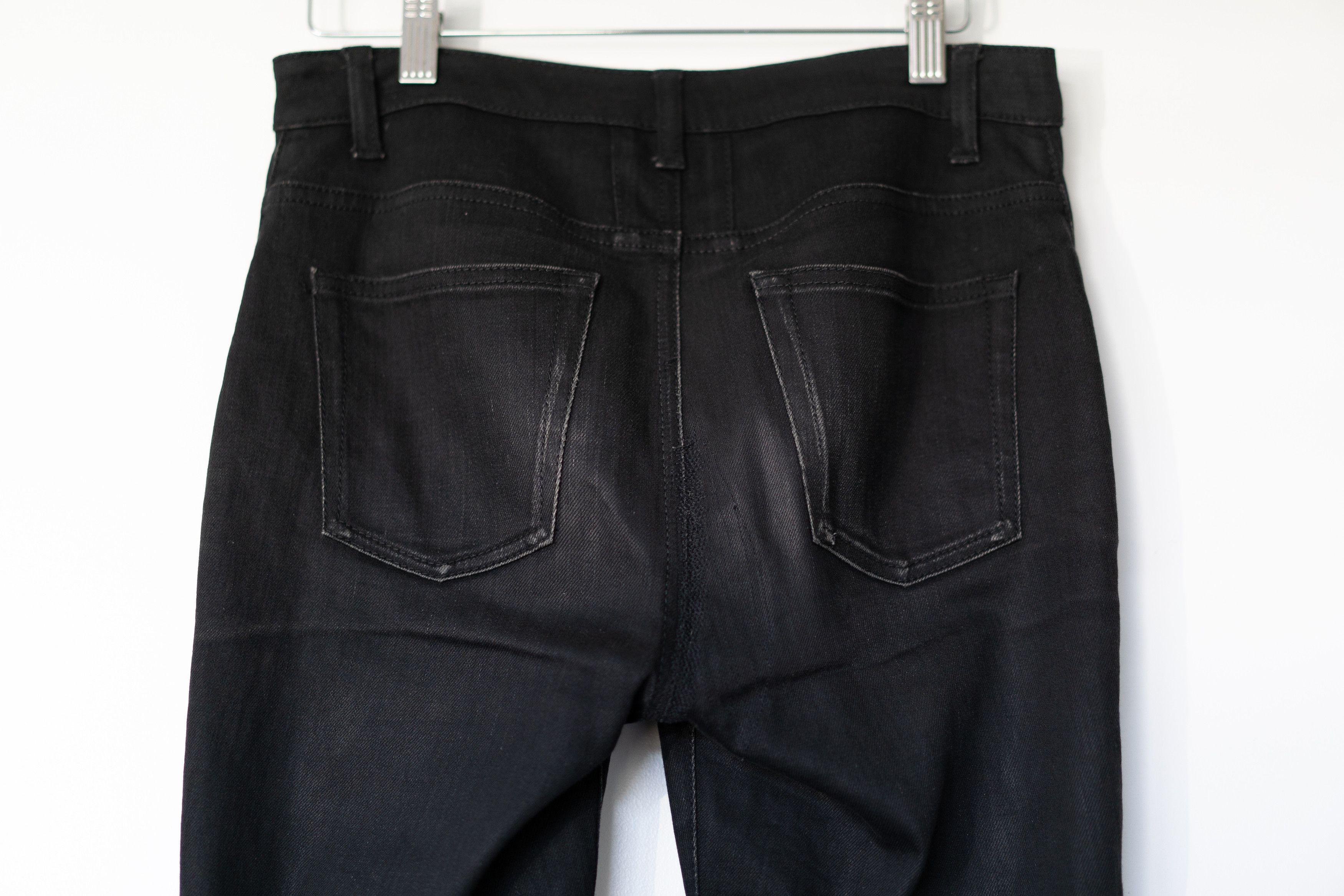 Saint Laurent Paris D04 W SK/HW Skinny Moto Zip Jeans Size 27" / US 4 / IT 40 - 15 Thumbnail