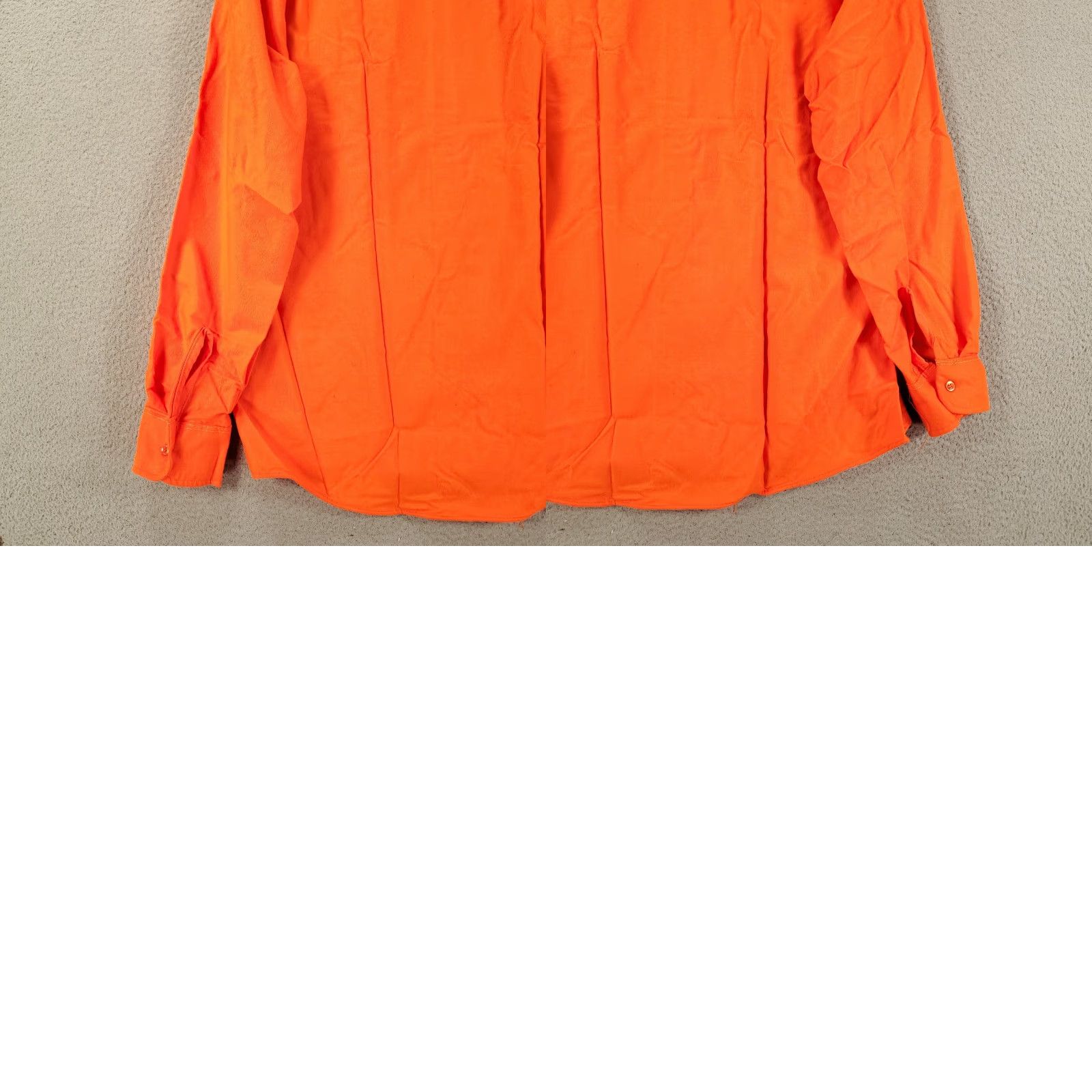 Hunter VINTAGE New Hunters Safety Orange Flannel Shirt Mens Medium Hunting Blaze NOS Old Stock SPORTS AFIELD Button-Up Size US M / EU 48-50 / 2 - 9 Thumbnail
