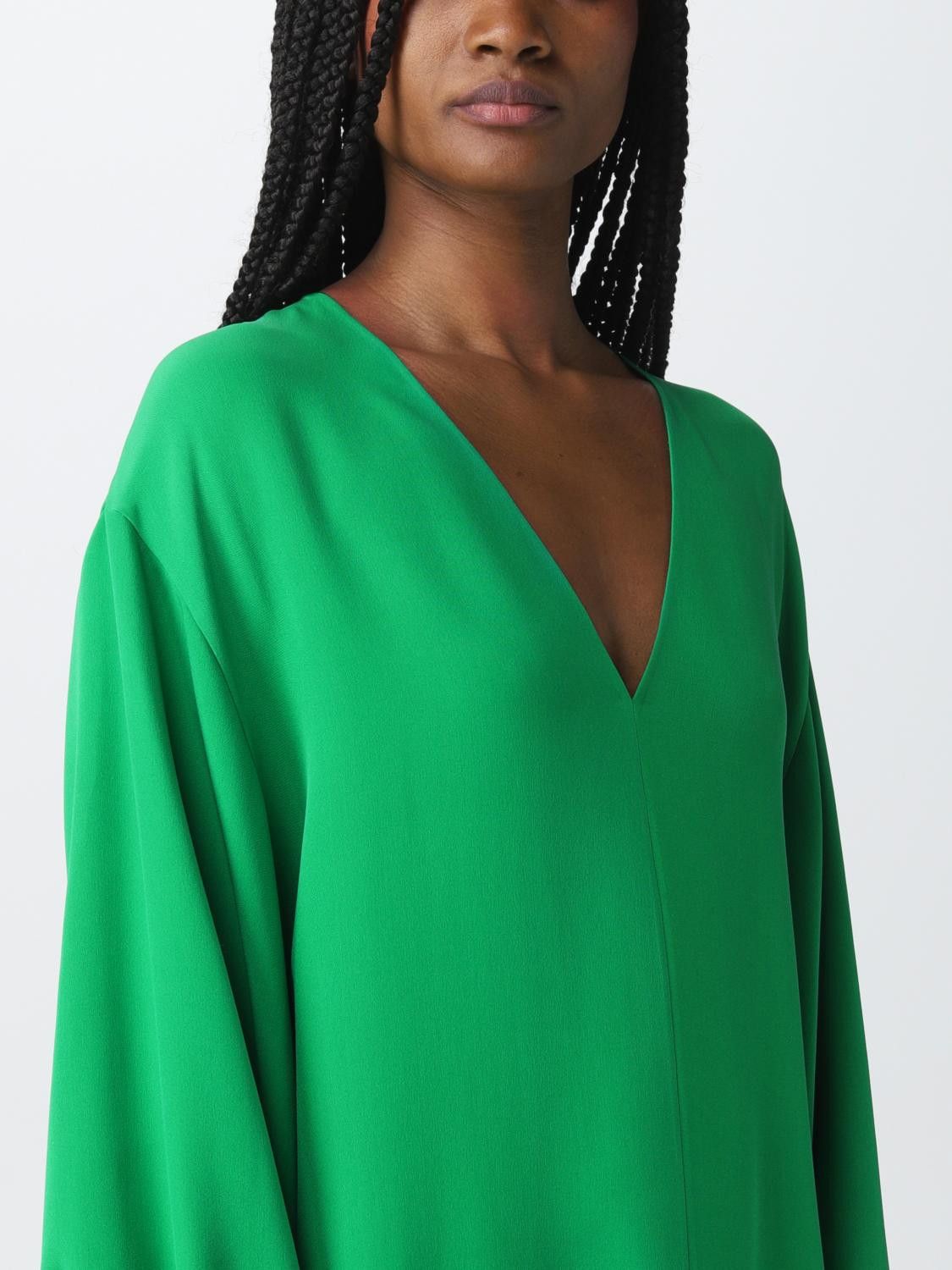 Valentino o1y0226 Maxi Dress in Green Size M / US 6-8 / IT 42-44 - 3 Thumbnail