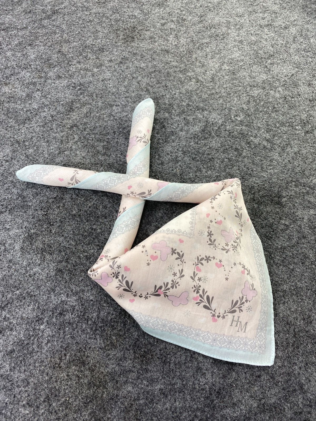 Hanae Mori × Vintage Hanae Mori Handkerchief / Bandana / Neckerchief-B298 Size ONE SIZE - 1 Thumbnail