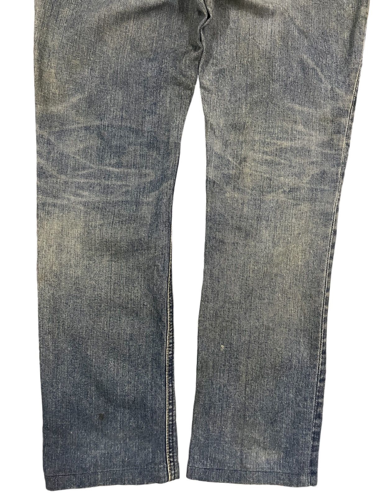 Japanese Brand × Lee Vintage Lee Mud Wash Distressed Straight Cut Classic Jeans Size US 32 / EU 48 - 8 Thumbnail