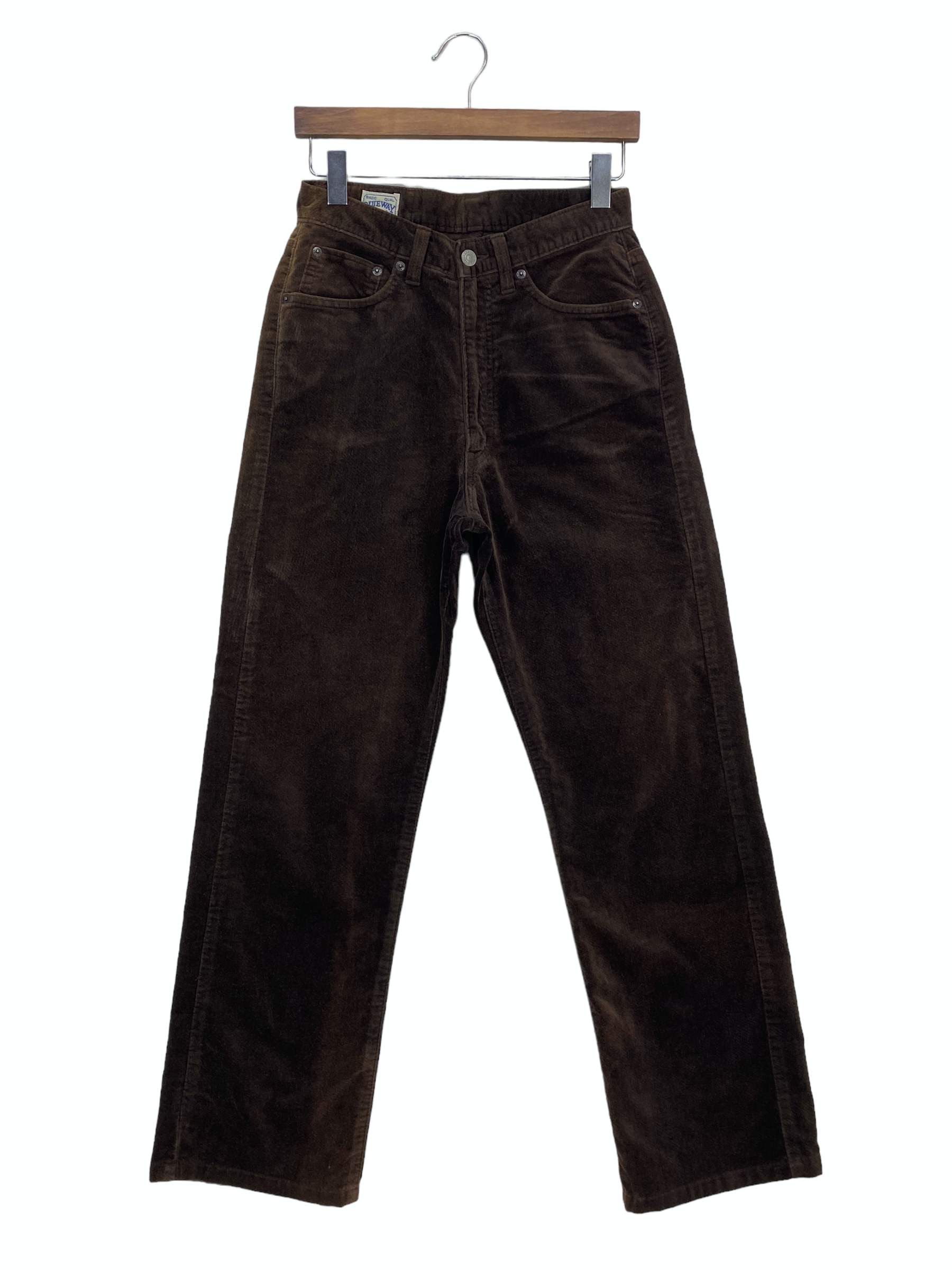 Japanese Brand × Rockstar Games Blue Way Corduroy Pants Blue Way Japanese Modern Size US 27 - 2 Thumbnail
