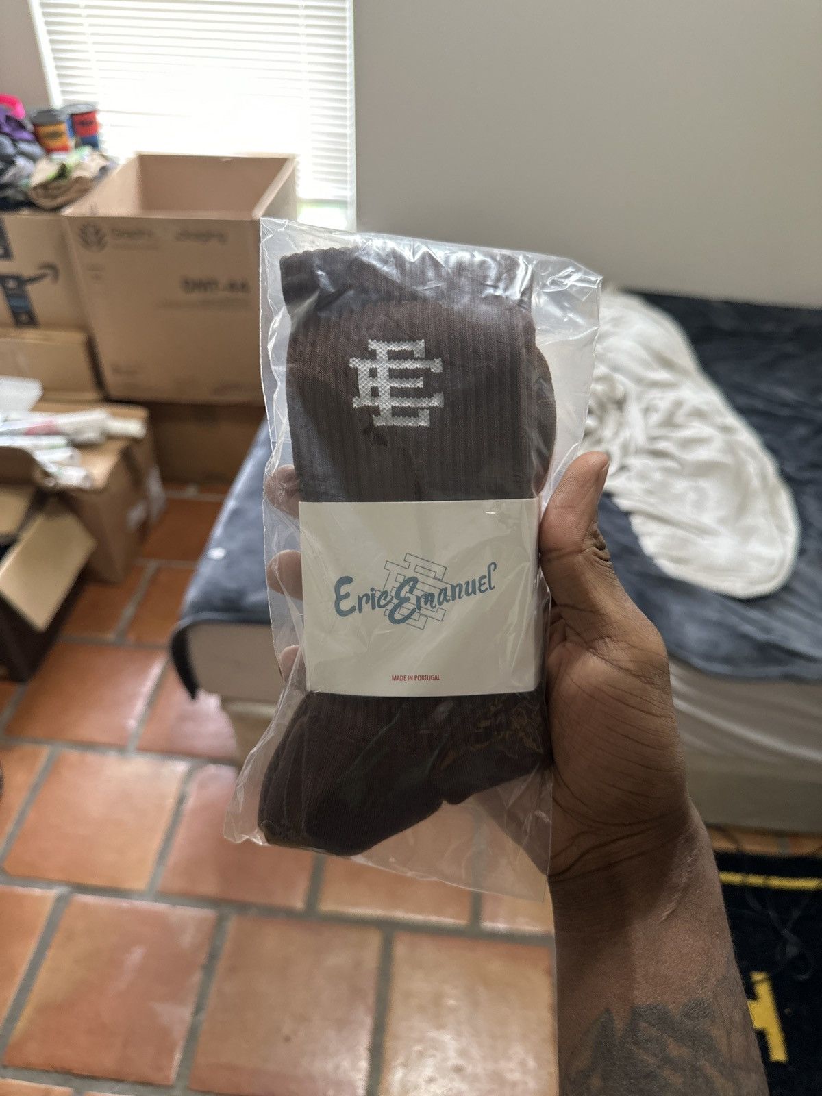 Eric Emanuel Eric Emanuel Brown socks Size ONE SIZE - 2 Thumbnail
