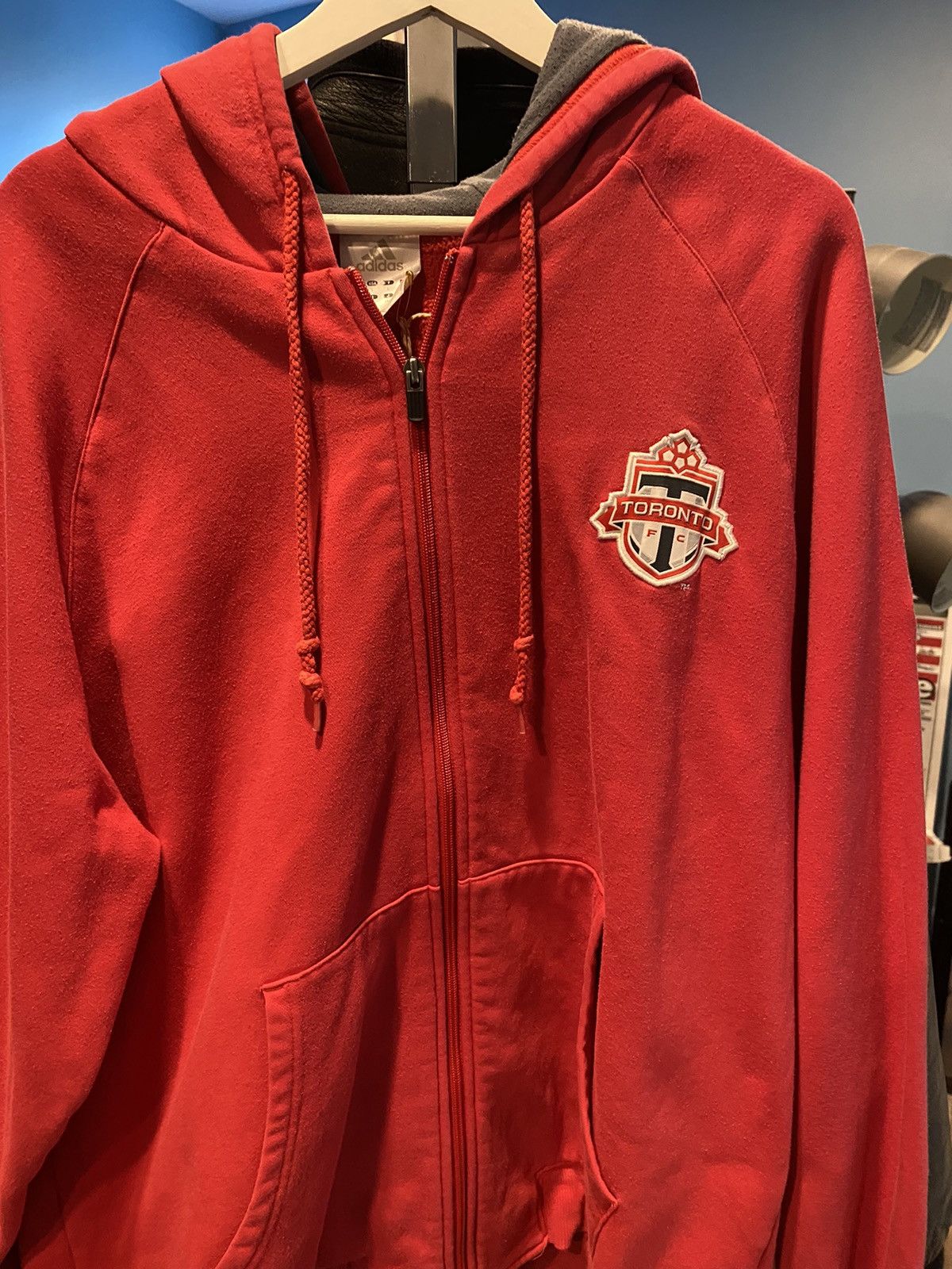 Adidas × Vintage Vintage adidas Tfc hoodie Size US L / EU 52-54 / 3 - 1 Thumbnail