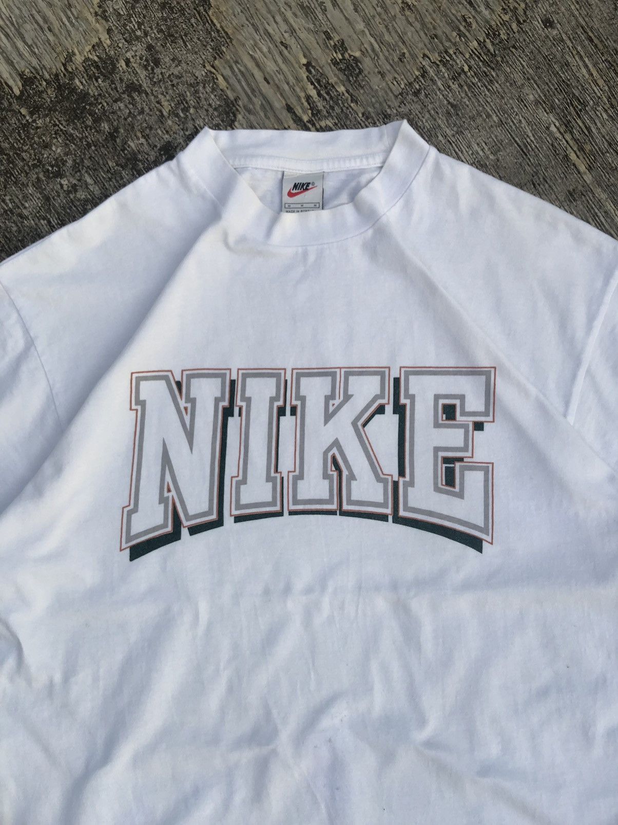 Nike × Vintage Vintage Nike 90’s T-Shirt White Size US L / EU 52-54 / 3 - 2 Thumbnail