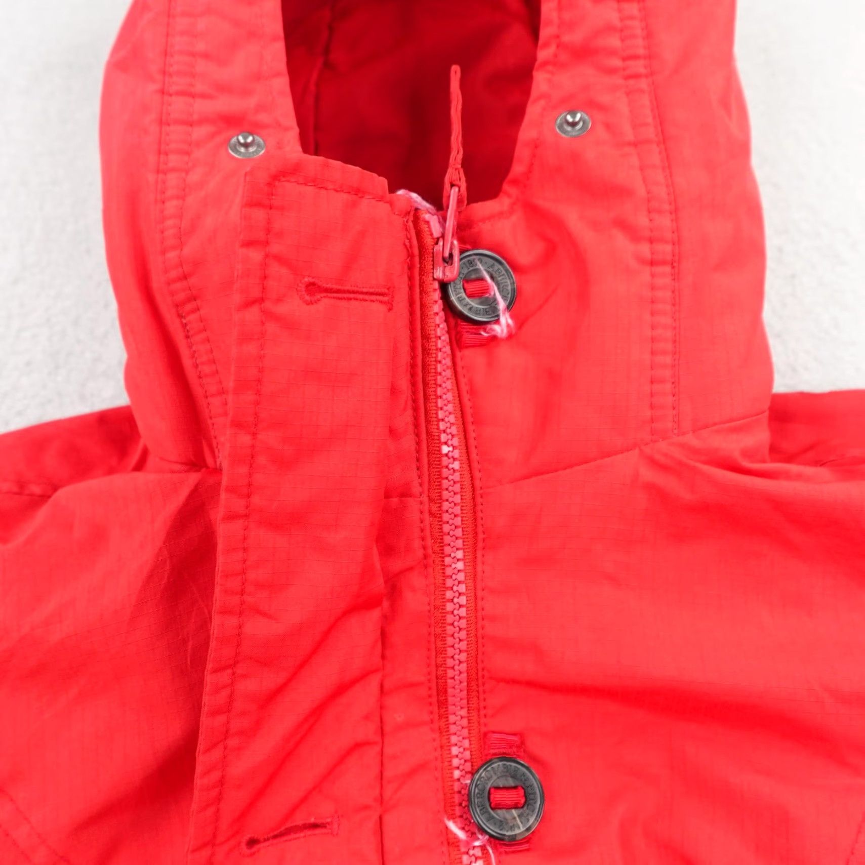 Abercrombie & Fitch Abercrombie & Fitch Coat Womens Small Red Quilted Lined Windbreaker Parka Size S / US 4 / IT 40 - 5 Thumbnail