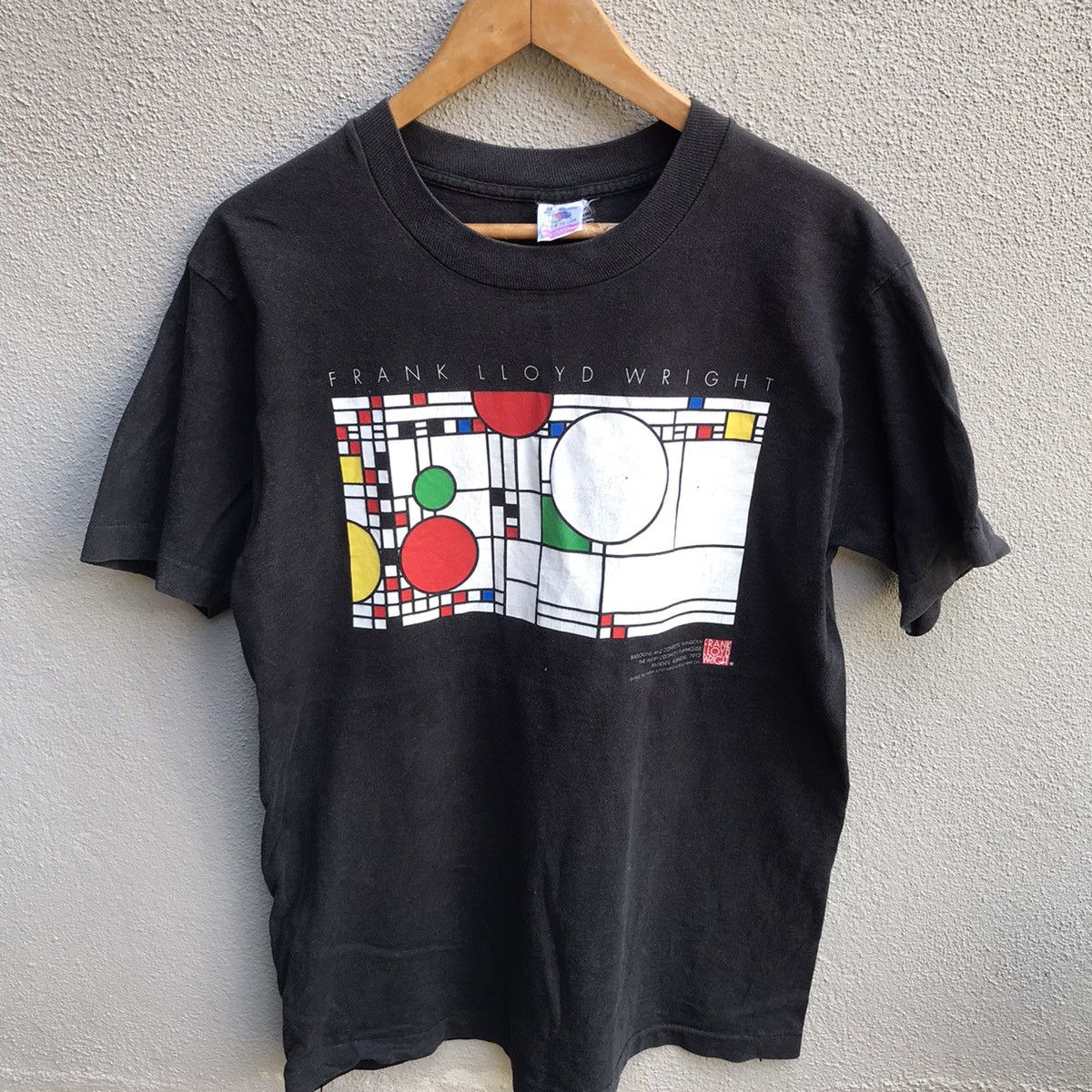 Arts & Science Vintage 90s FRANK LLOYD Wright art tee Size US M / EU 48-50 / 2 - 2 Thumbnail