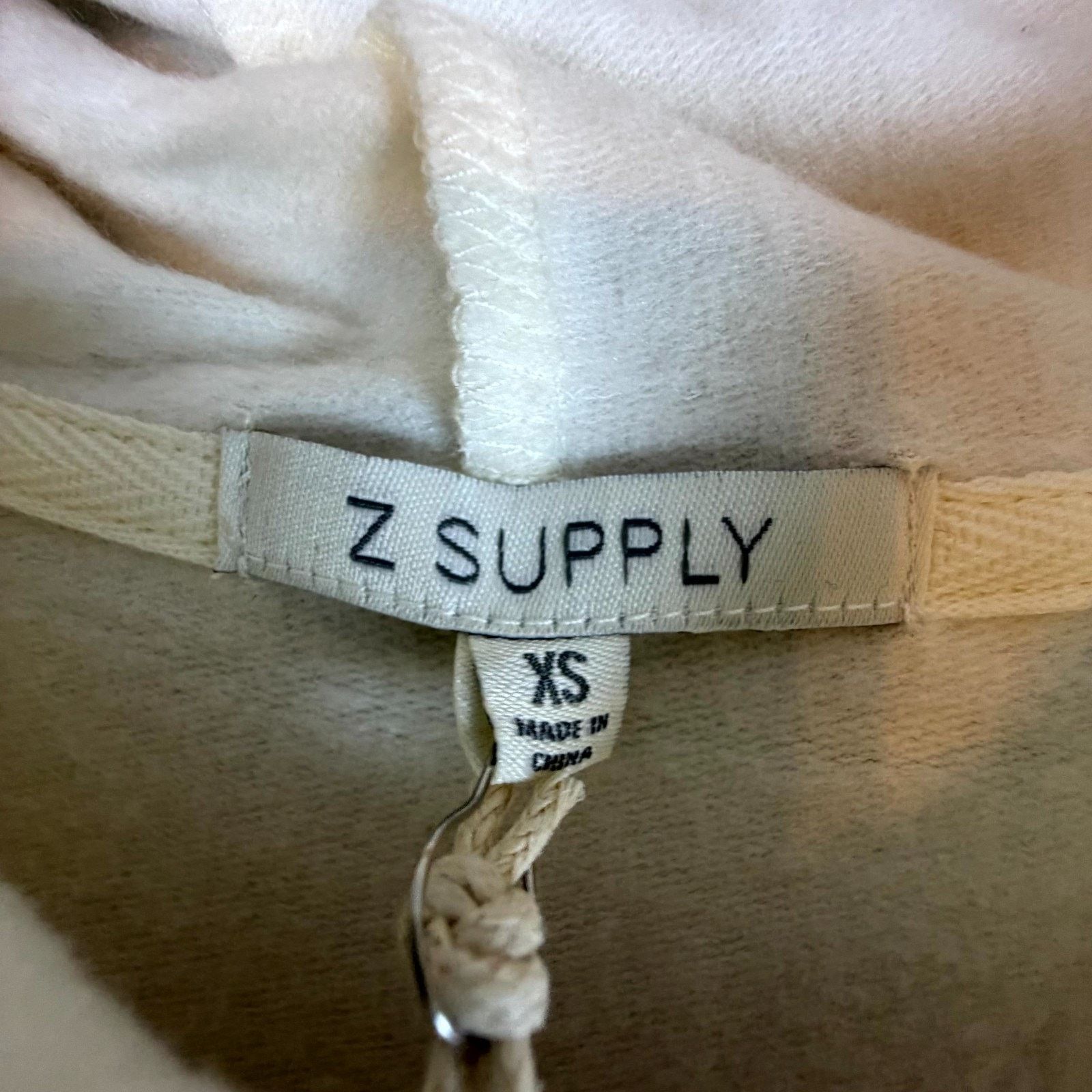 Z Supply Z Supply Ruffle Hoodie Dress XS Cloud Dancer Beachy Lounge Size XS / US 0-2 / IT 36-38 - 5 Thumbnail