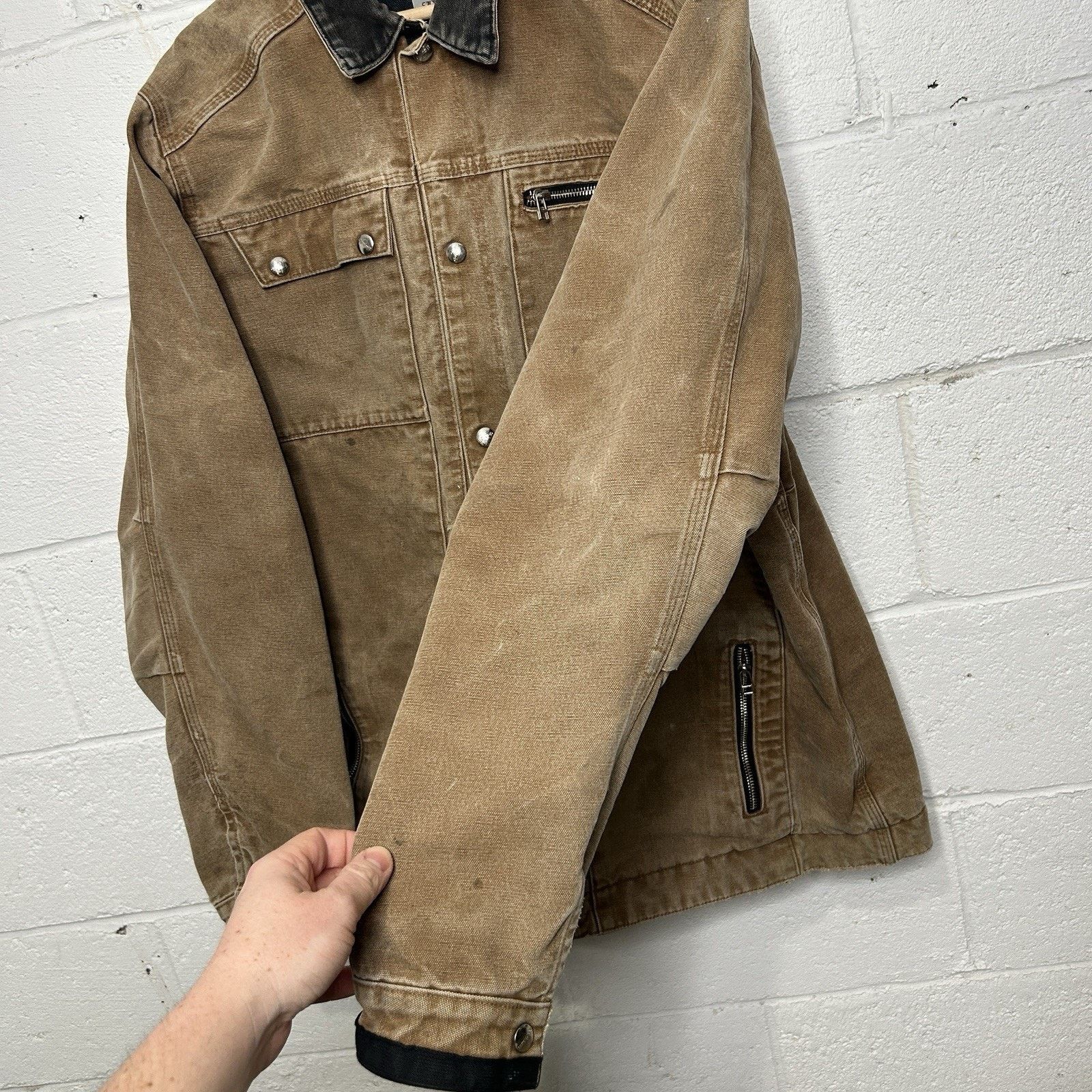Carhartt Y2K Carhartt Sandstone Multi-Pocket Jacket “Brown” J285 BRN Size US L / EU 52-54 / 3 - 9 Thumbnail