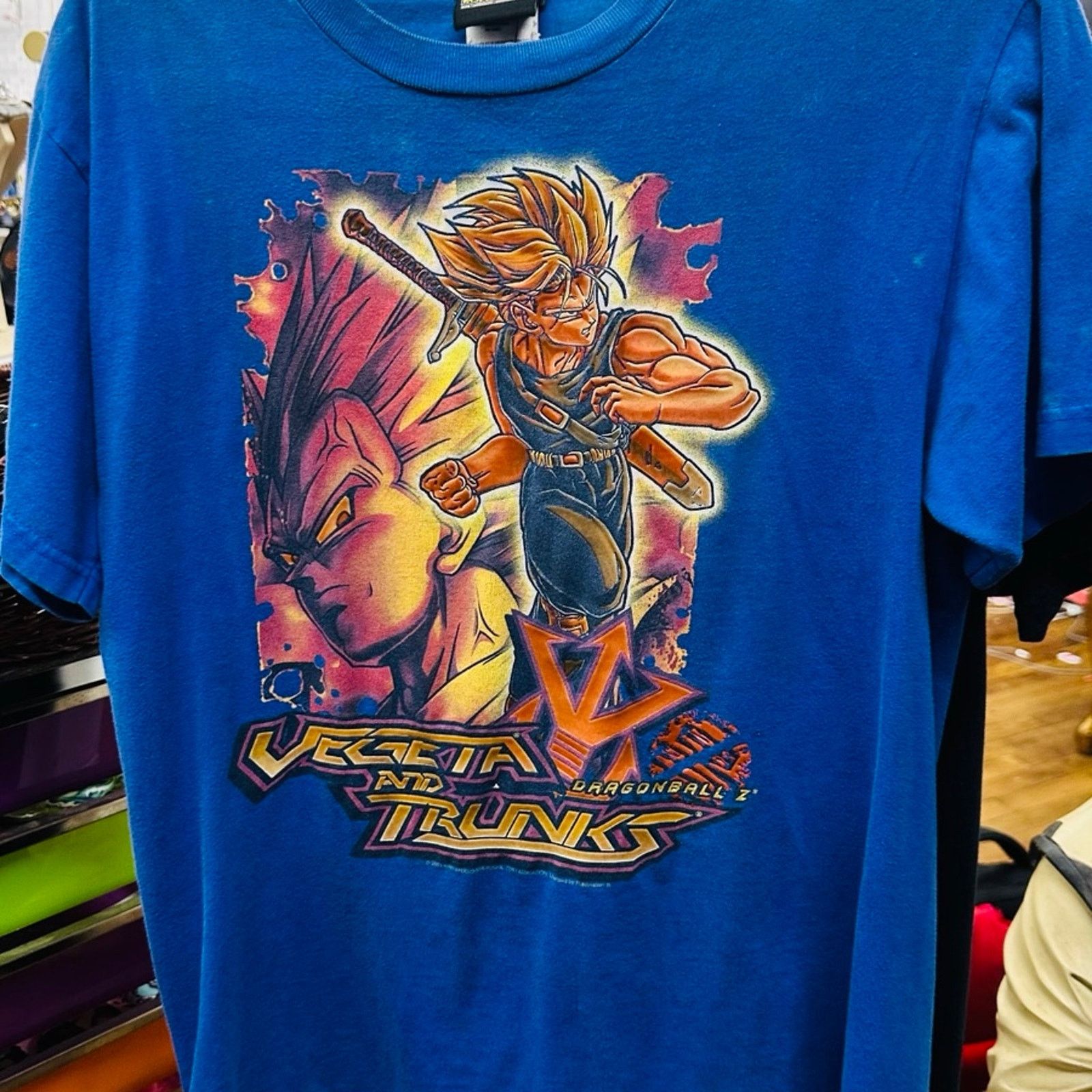 Vintage Vintage Dragon Ball Z Vegeta & Trunks Tee kids xl Size US XL / EU 56 / 4 - 1 Thumbnail