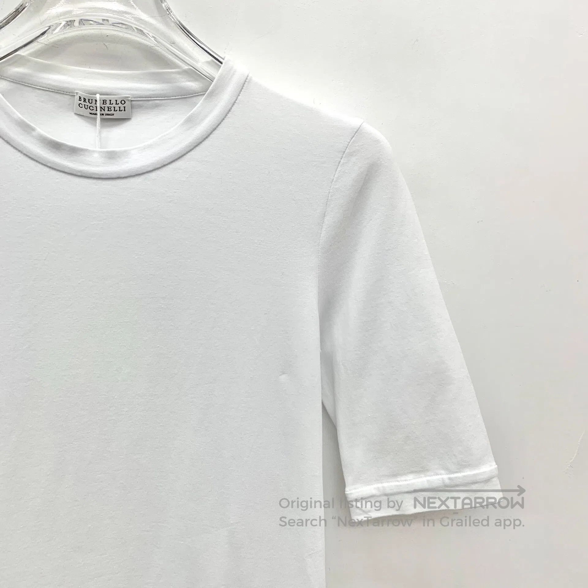 Brunello Cucinelli Brunello Cucinelli White cotton round neck short sleeve T- Size US XXS / EU 40 - 3 Thumbnail
