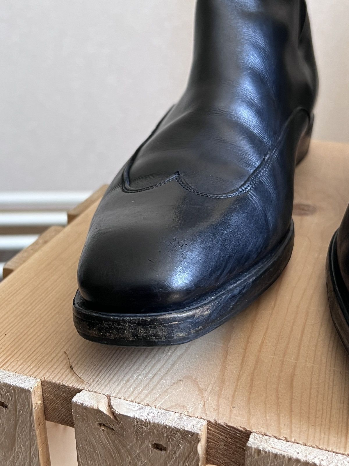 Gucci Gucci Leather Black Chelsea Boots size us 7.5 Size US 7.5 / EU 40-41 - 4 Thumbnail