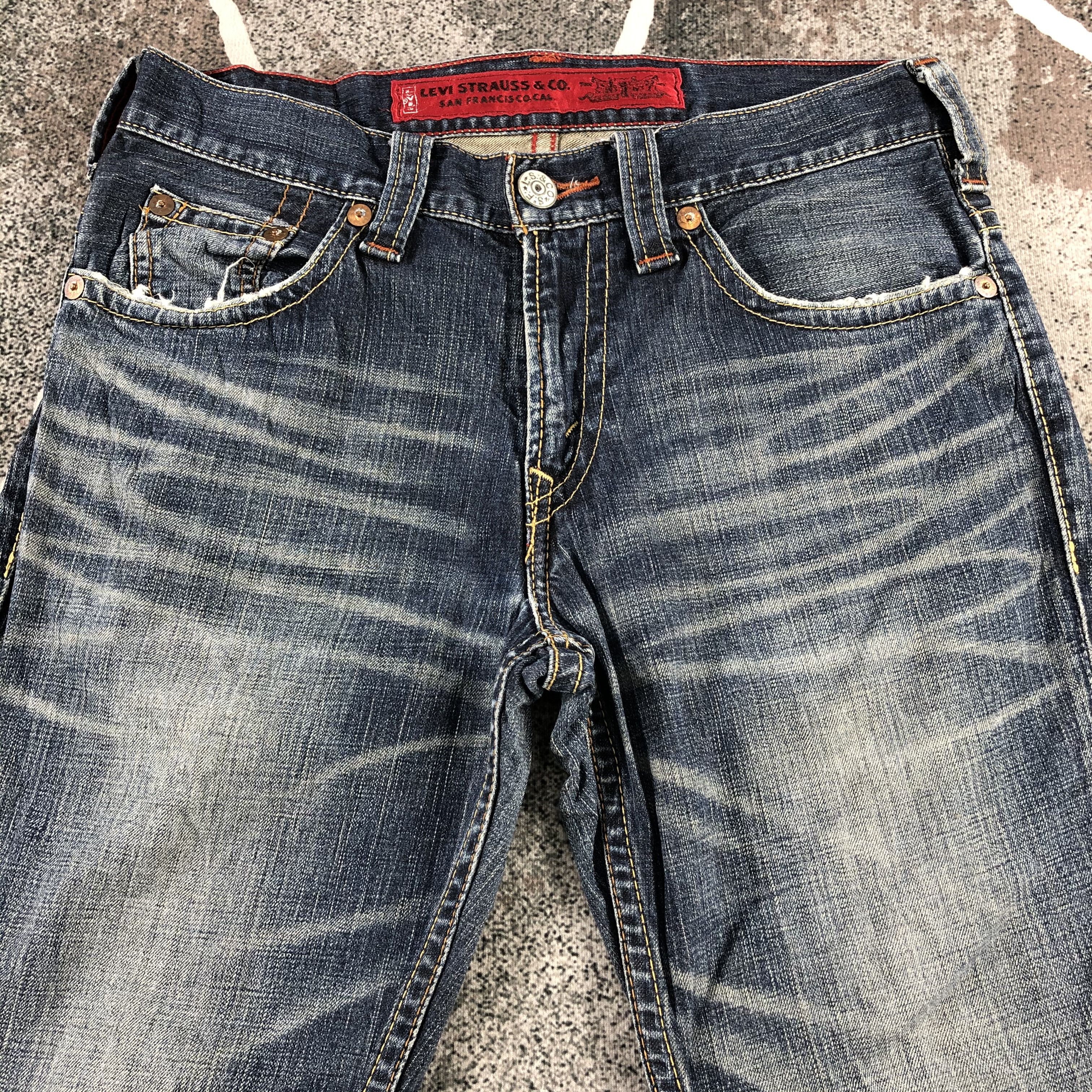 Levi's Vintage Levi's 507 Jeans Dark Wash Denim KJ927 Size US 30 / EU 46 - 3 Thumbnail